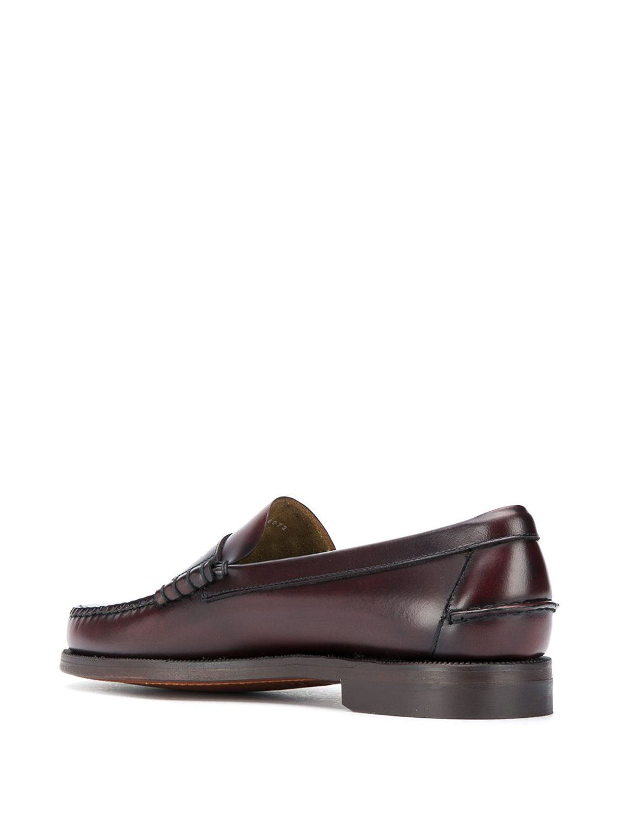 Sebago Brown Leather Loafers In Brown