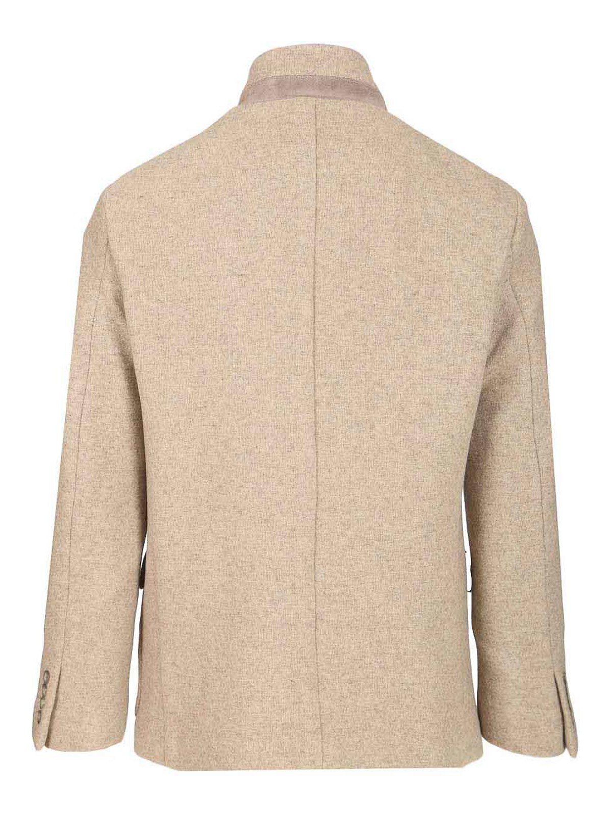 Fay Duty Jacket In Neutral