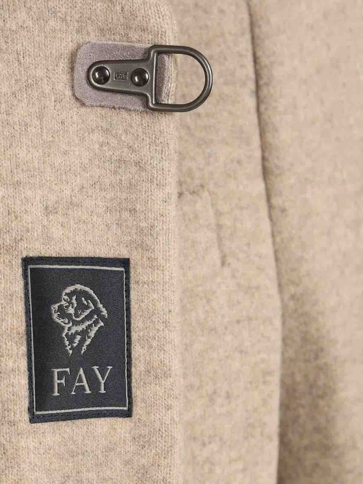 Fay Duty Jacket In Neutral