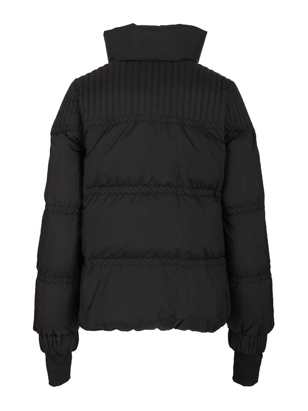 Moncler Padded Ski Jacket In Black