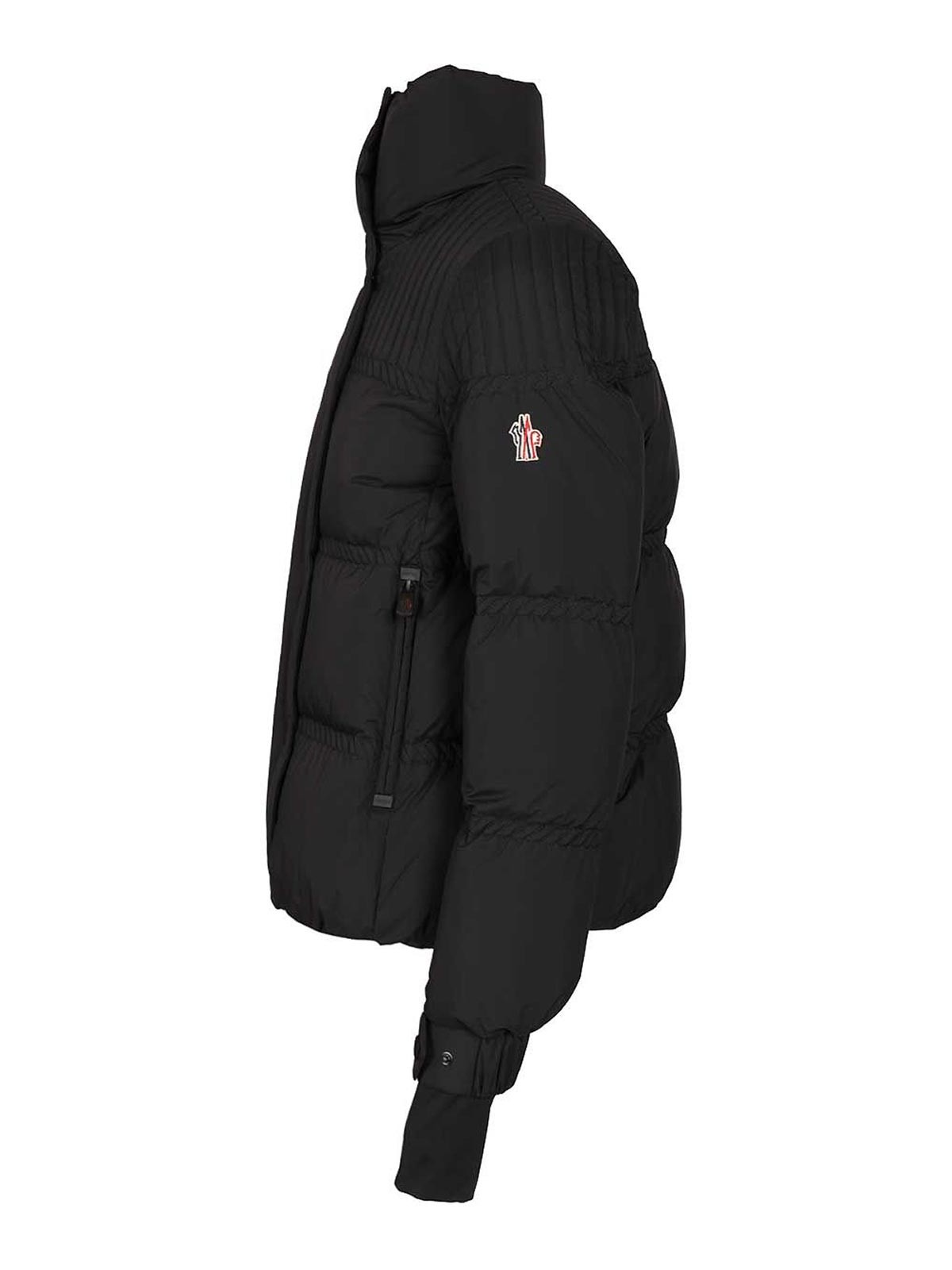 Moncler Padded Ski Jacket In Black