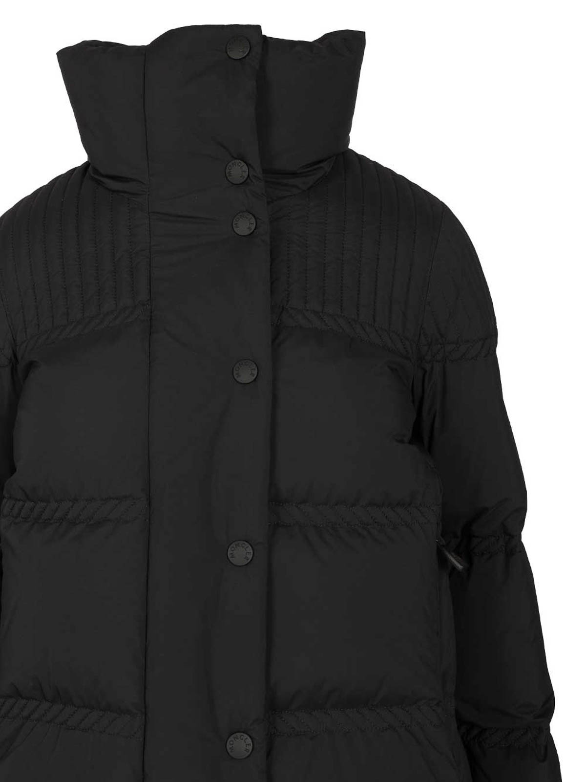 Moncler Padded Ski Jacket In Black