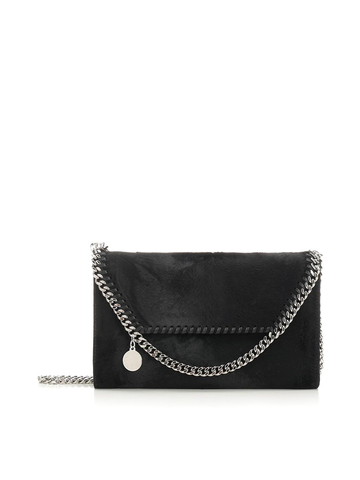 Stella Mccartney Falabella Wallet Bag In Black