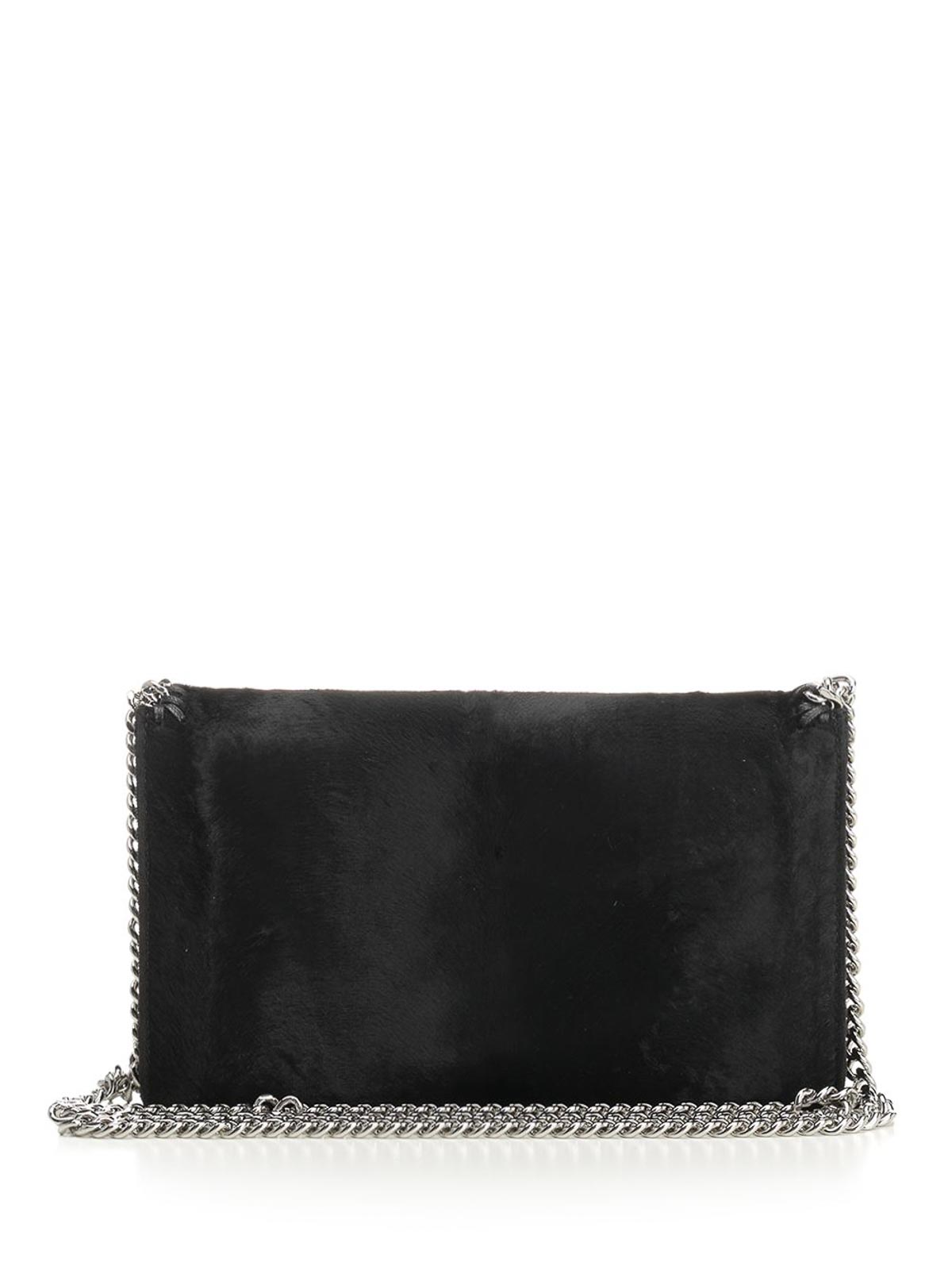 Stella Mccartney Falabella Wallet Bag In Black
