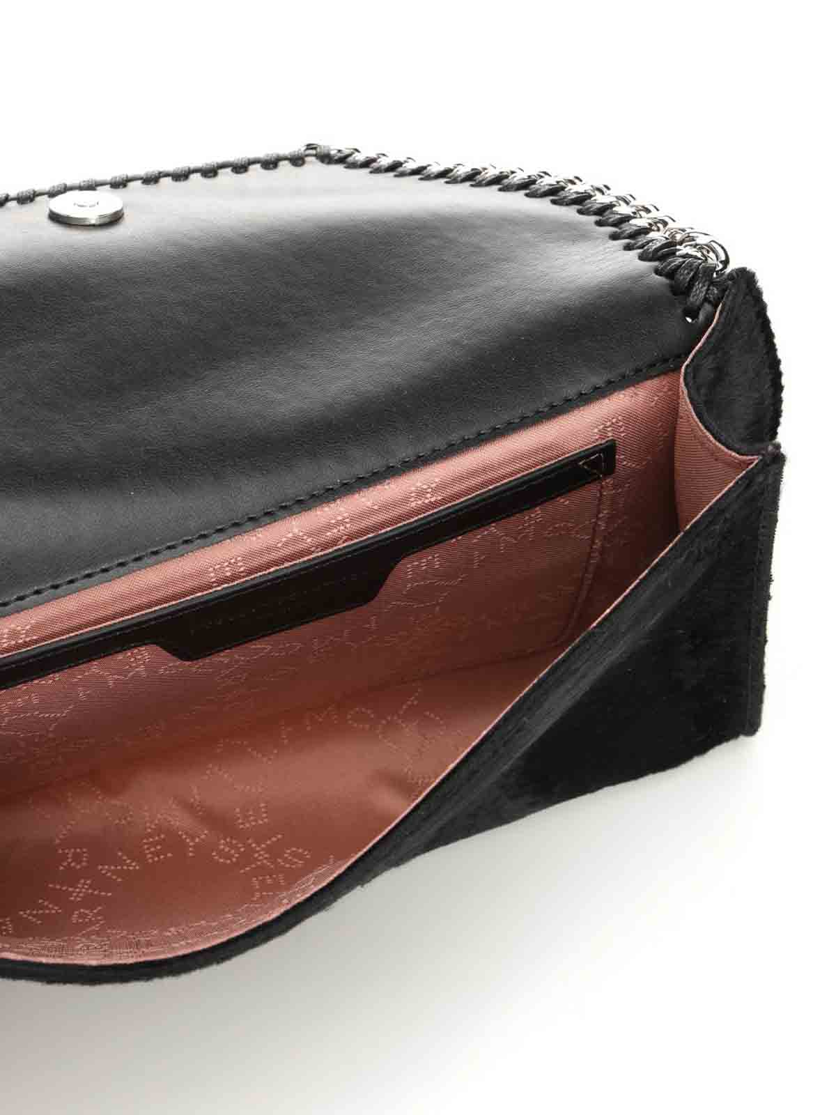 Stella Mccartney Falabella Wallet Bag In Black