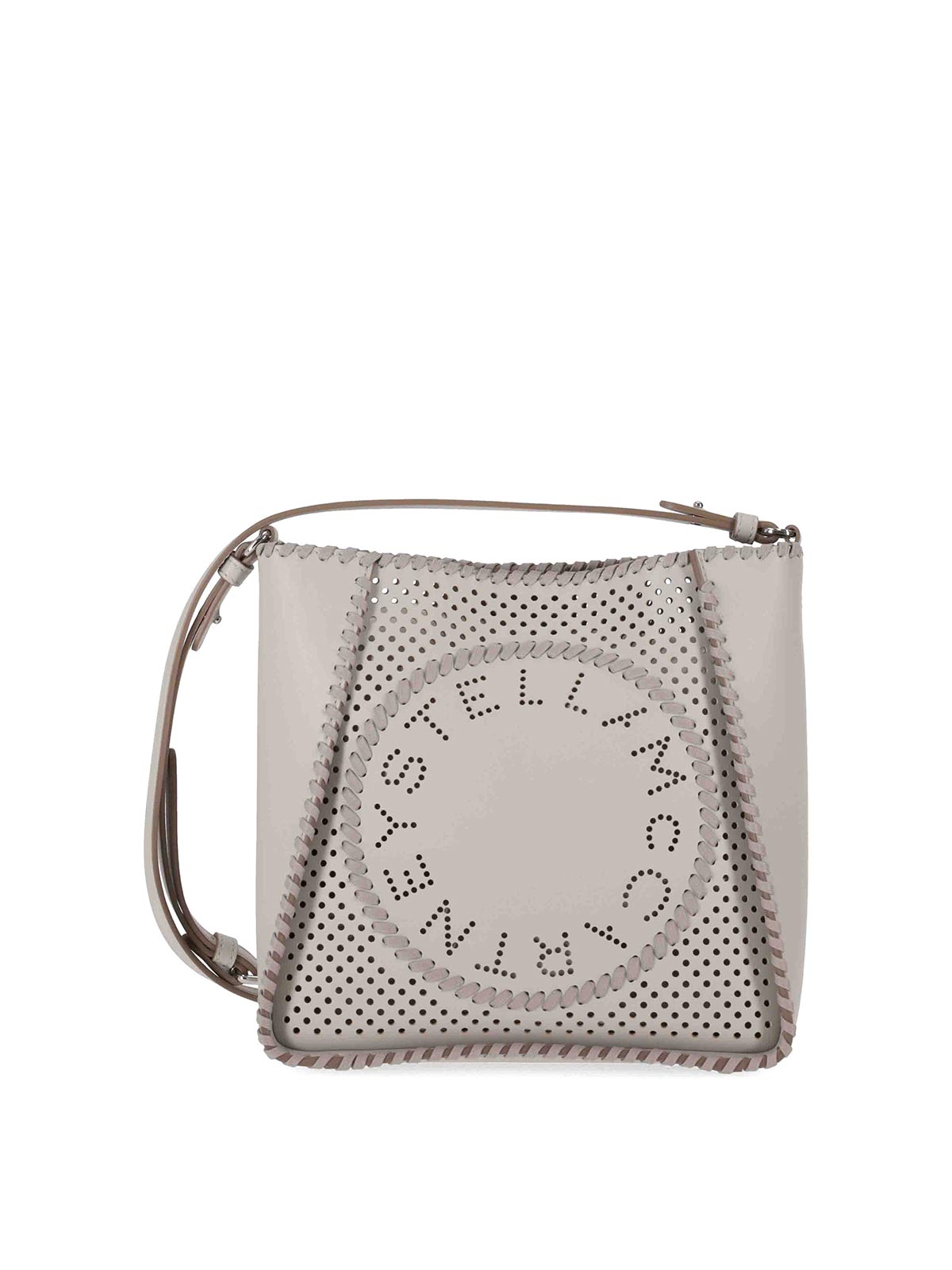 Stella Mccartney Crossbody Bag Perforated Eco Alter Mat In Brown