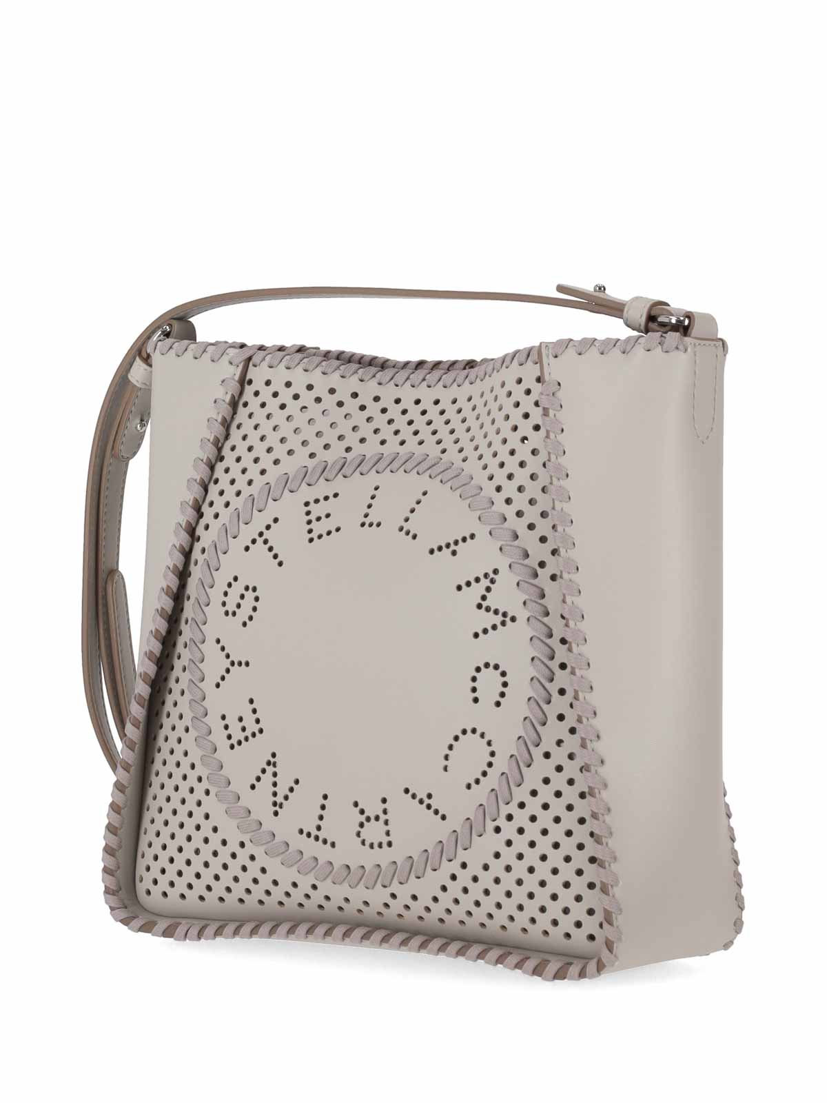 Stella Mccartney Crossbody Bag Perforated Eco Alter Mat In Brown