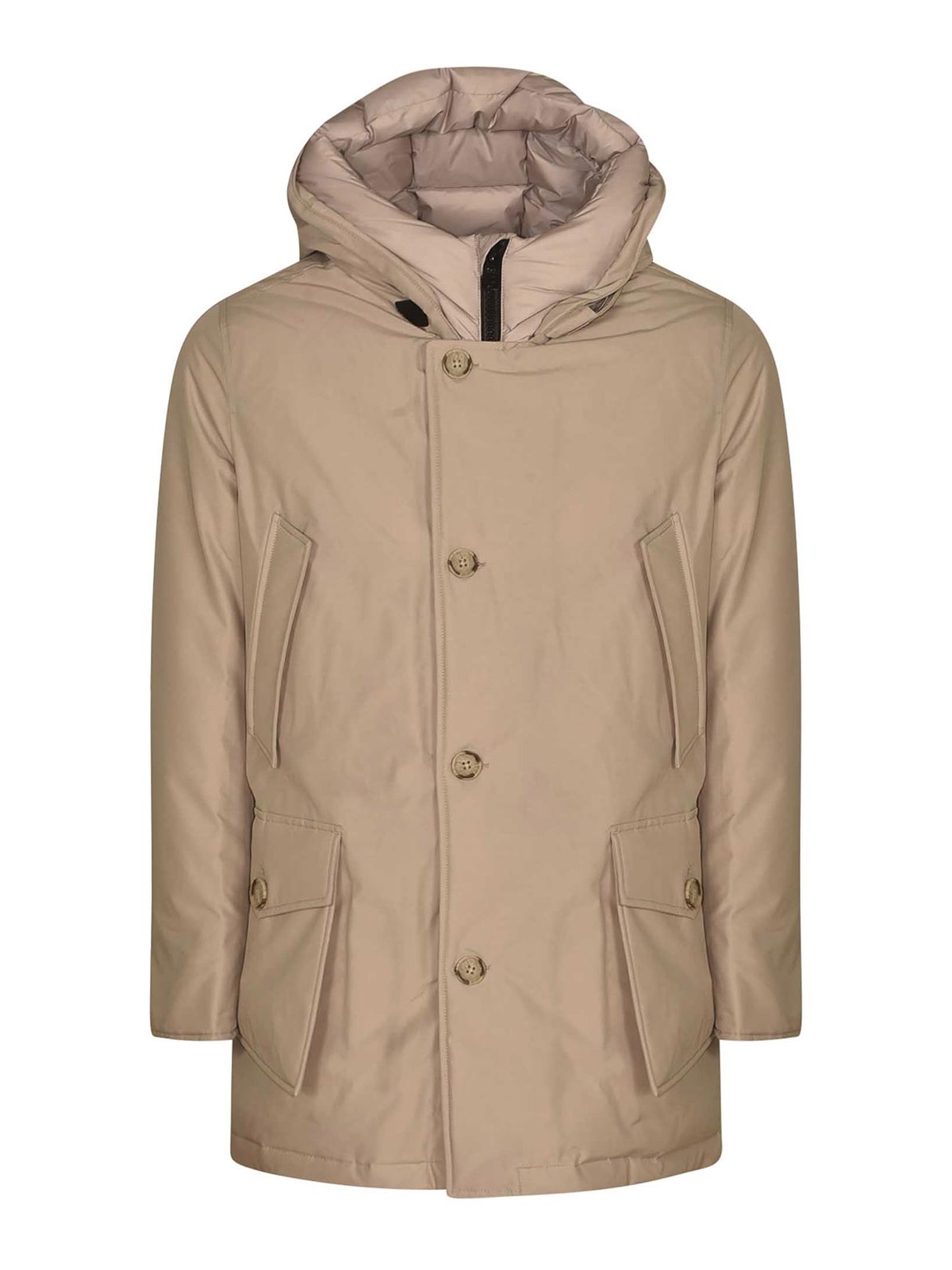Woolrich Abrigo Alcochado - Gris Claro In Brown
