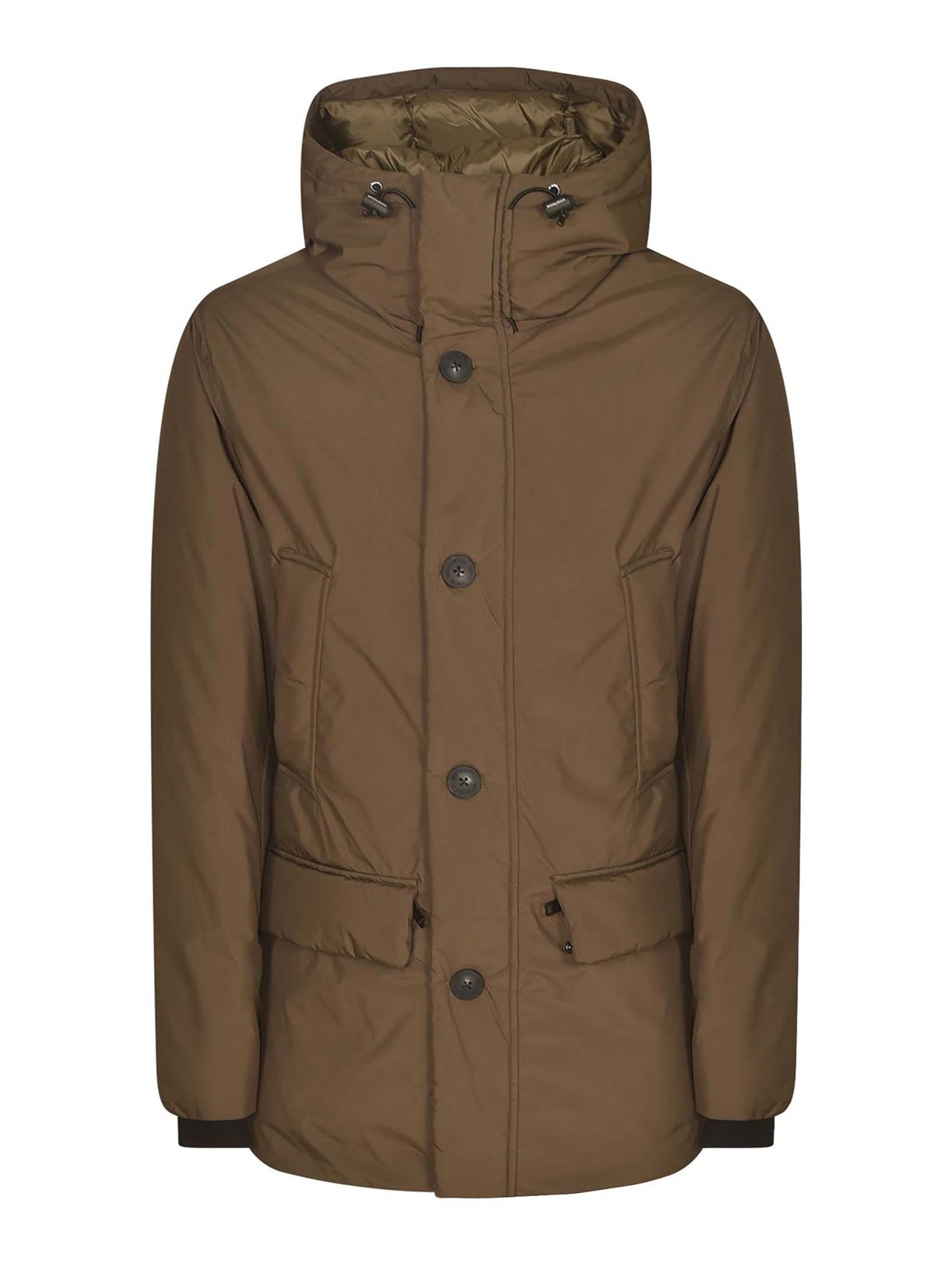 Woolrich Abrigo Alcochado - Negro In Brown