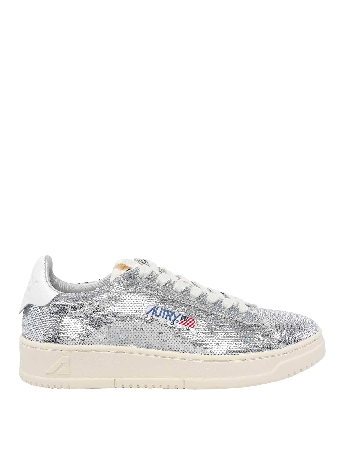 Autry Sneakers In Silver