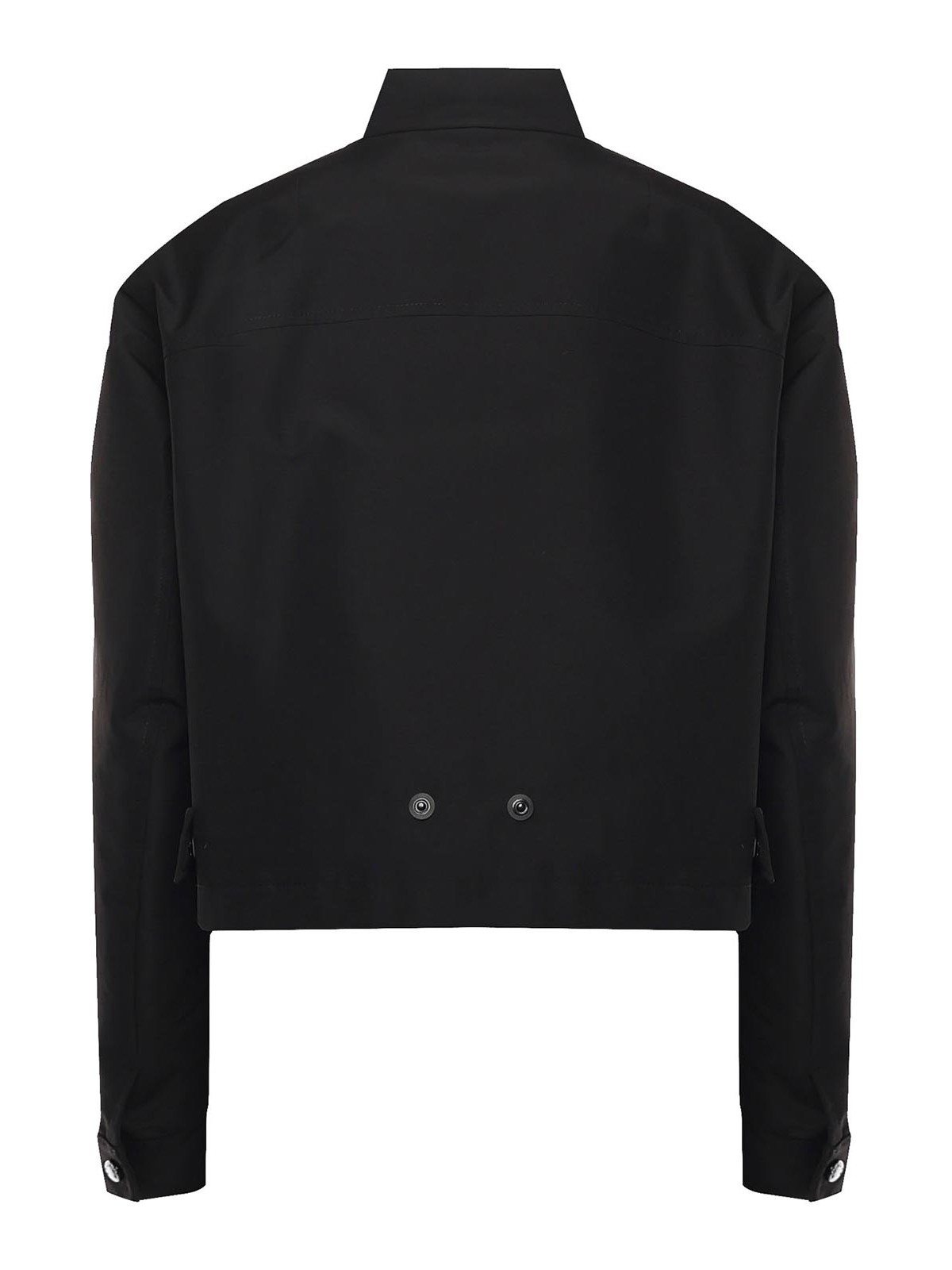 Moncler Short Down Jacket In Black