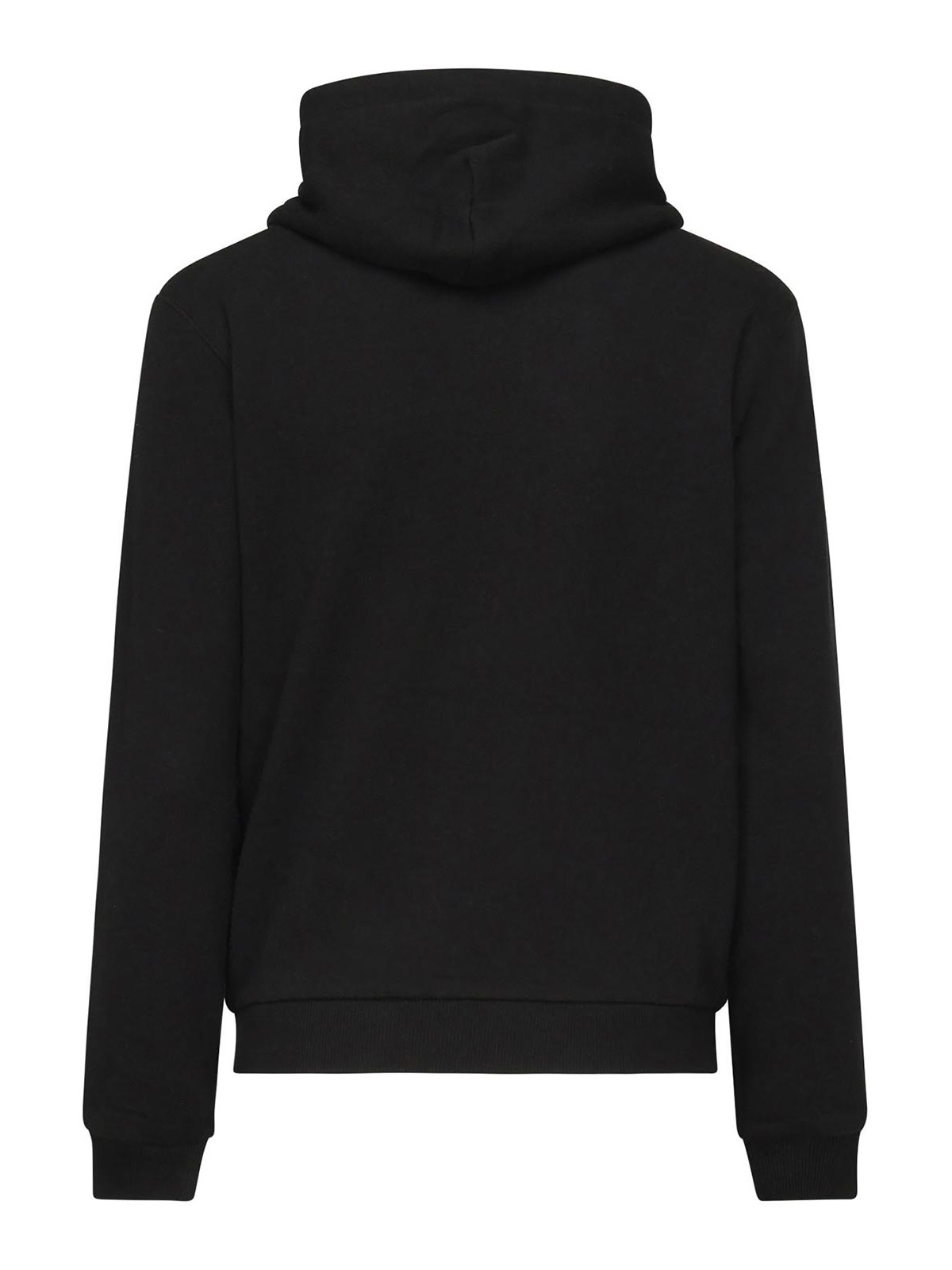 Polo Ralph Lauren Zip Up Logo Sweatshirt In Black