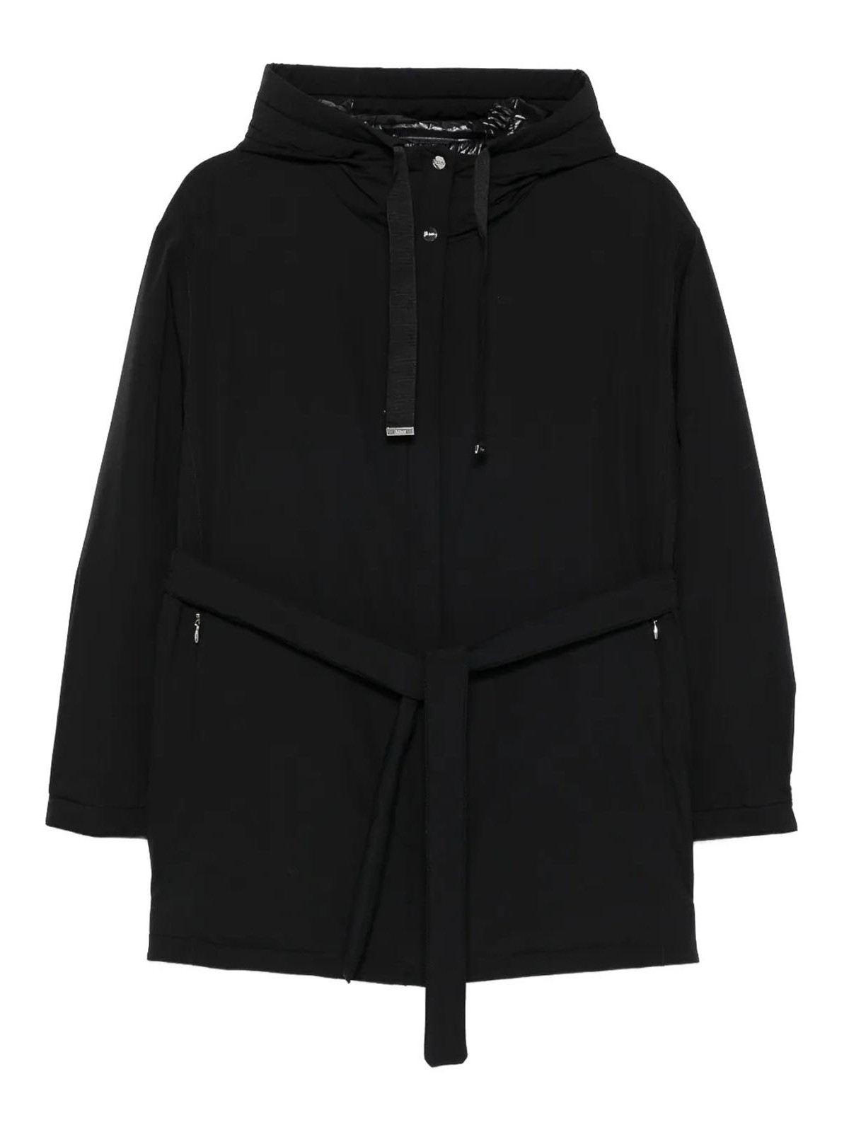 Herno Travel Resort Hdm Short Coat In Black