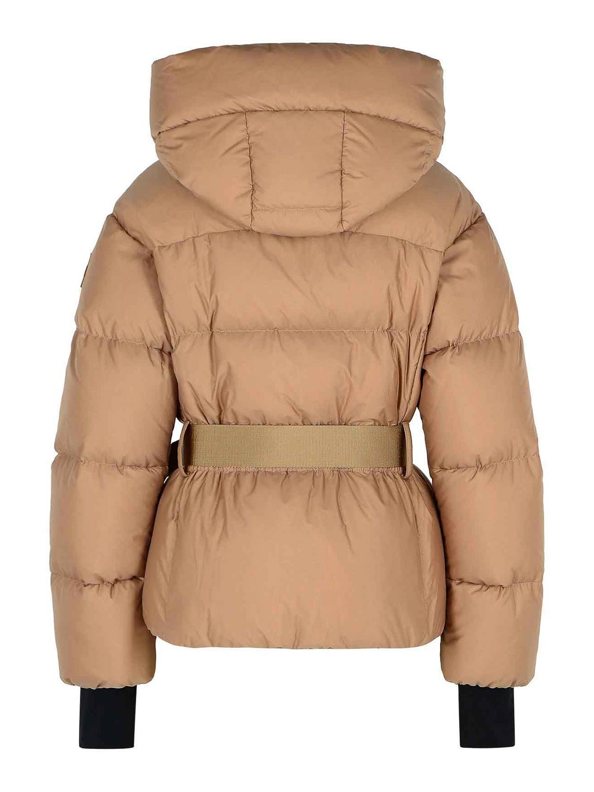 Moncler Nisene Beige Polyamide Down Jacket In Neutral