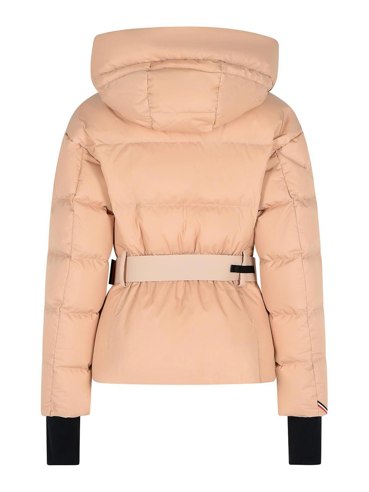 Moncler Hooded Ski Down Jacket In Pink