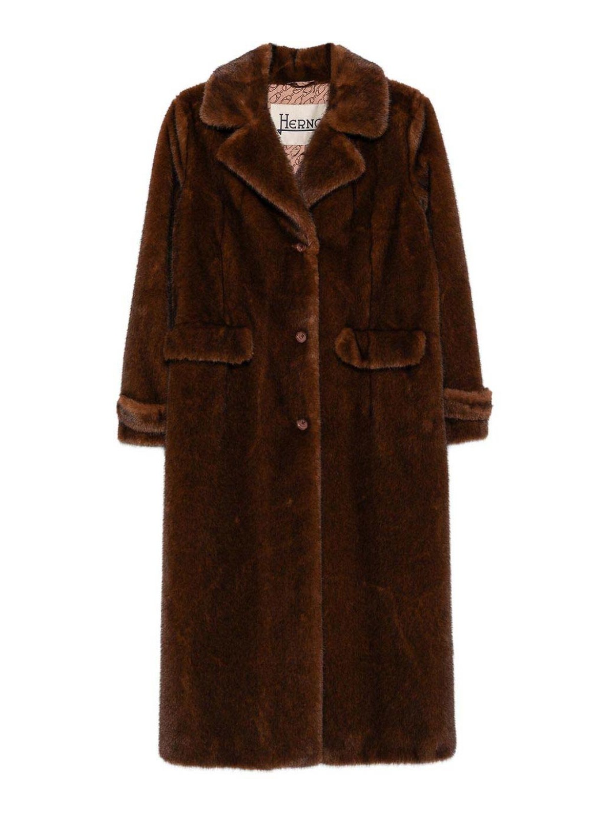 Herno Brown Jacket In Brown