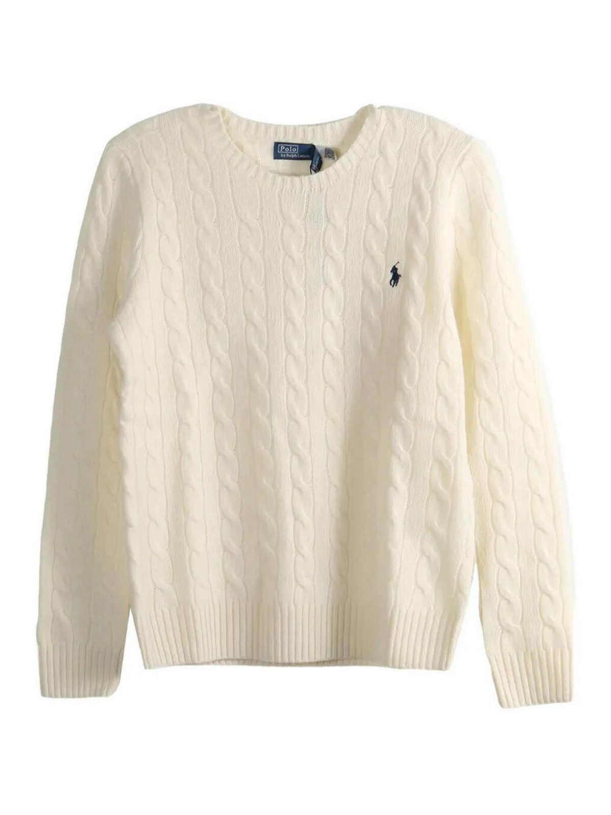 Ralph Lauren Pull Col Rond - Orange Clair