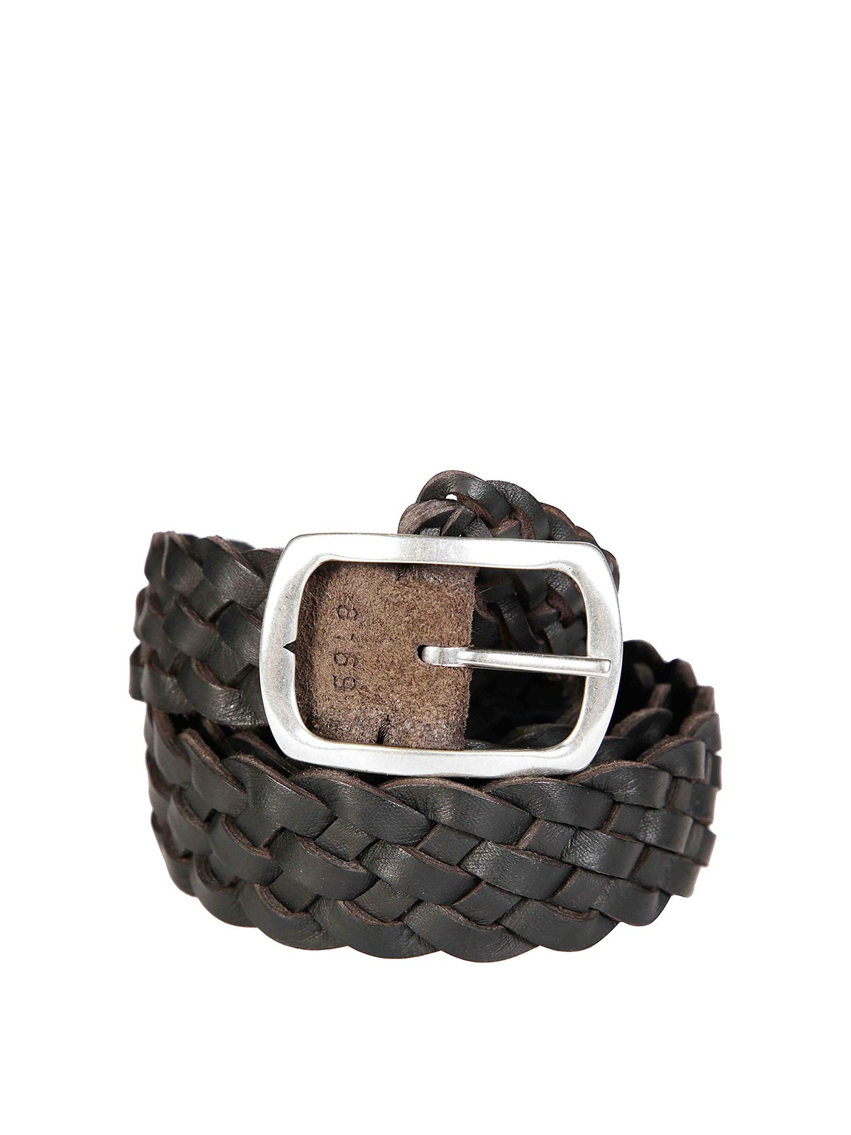 Orciani Reversible Hunting Double Belt Inteccio In Brown