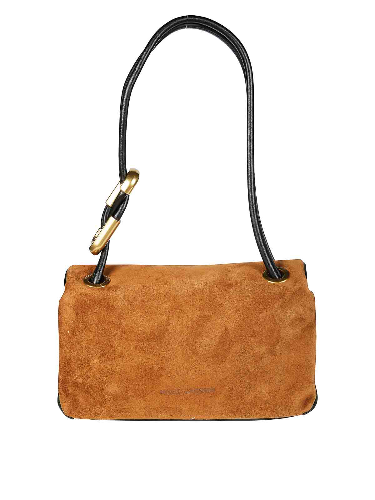 Marc Jacobs The Mini Dual Shoulder In Brown