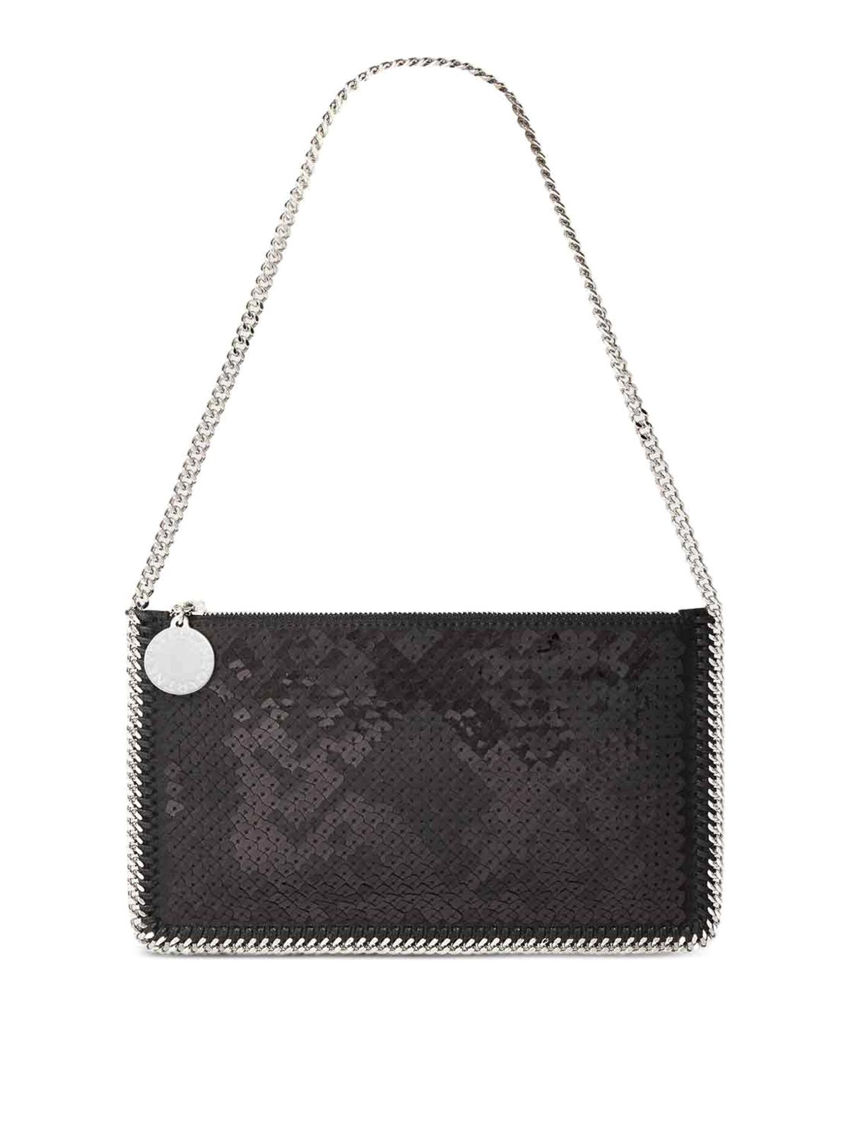 Stella Mccartney Falabella Mini Pouch In Black