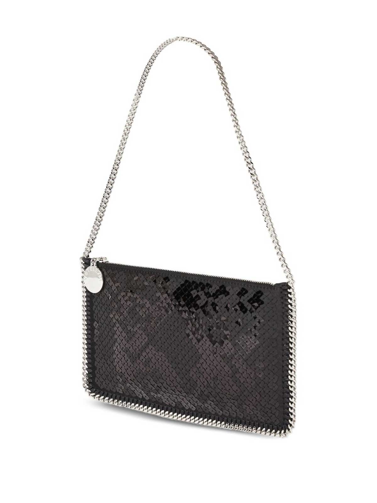 Stella Mccartney Falabella Mini Pouch In Black