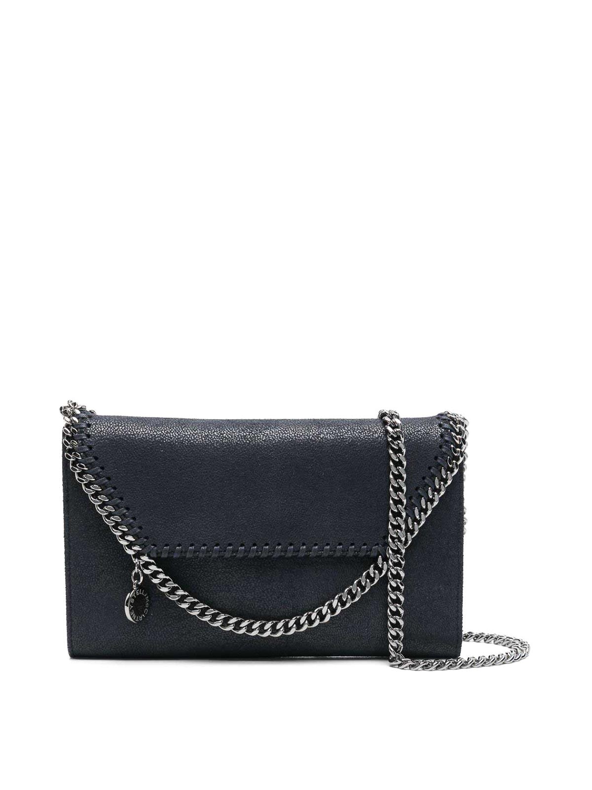 Stella Mccartney Falabella Wallet On Chain In Blue