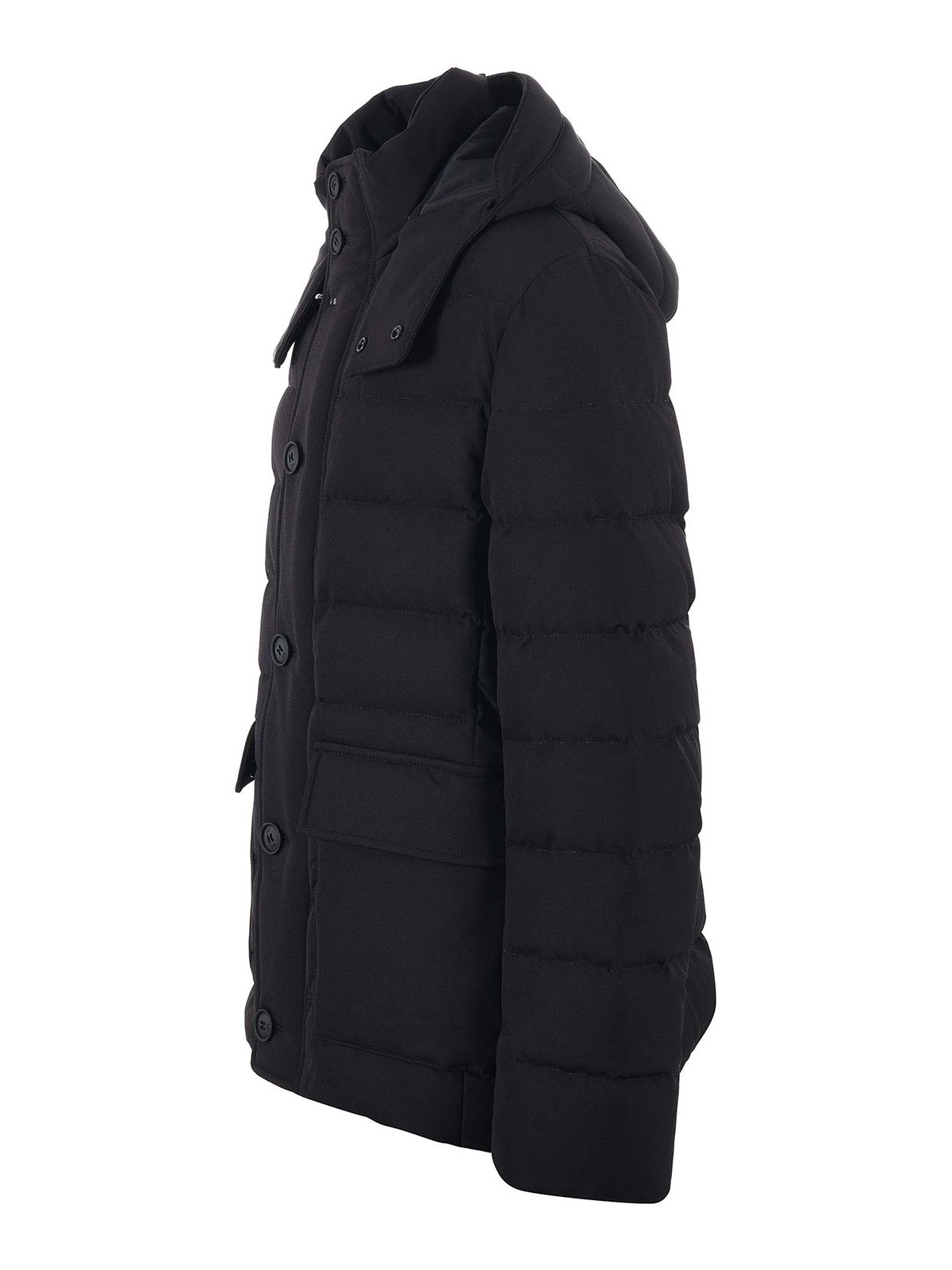 Fay Puffer Jacket In Black