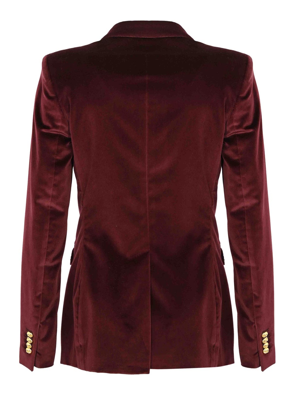 Tagliatore Paris Velvet Jacket In Red