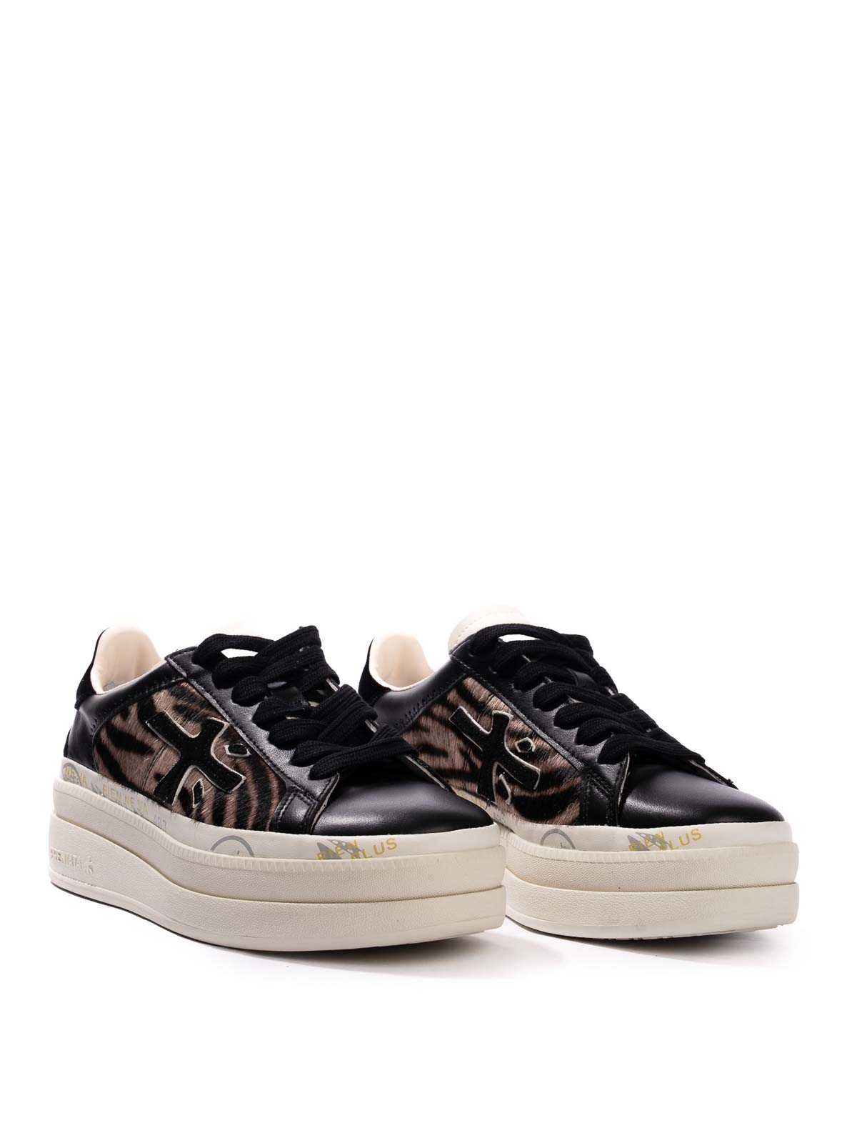 Premiata Sneakers Claudia 7754 In Animal Print
