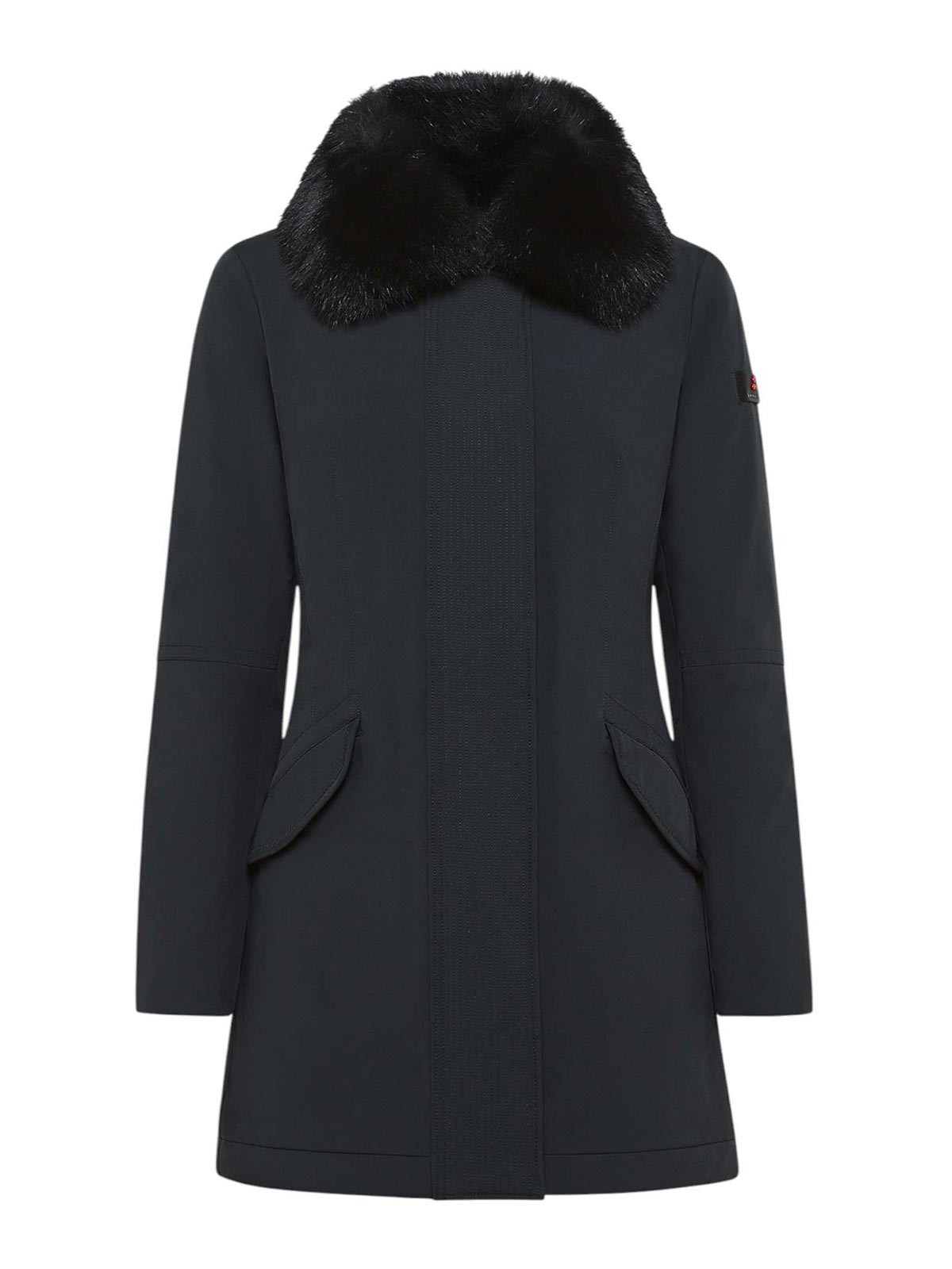 Peuterey Down Coat In Black