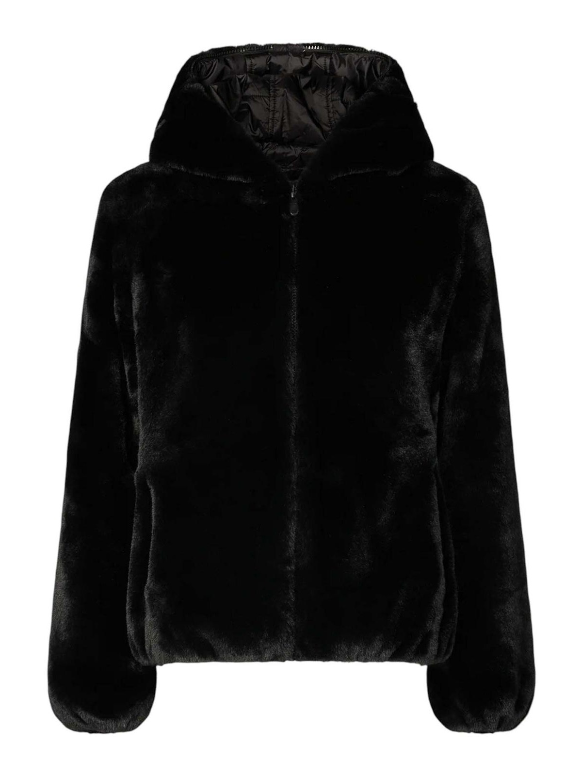 Save The Duck Black Jacket In Black