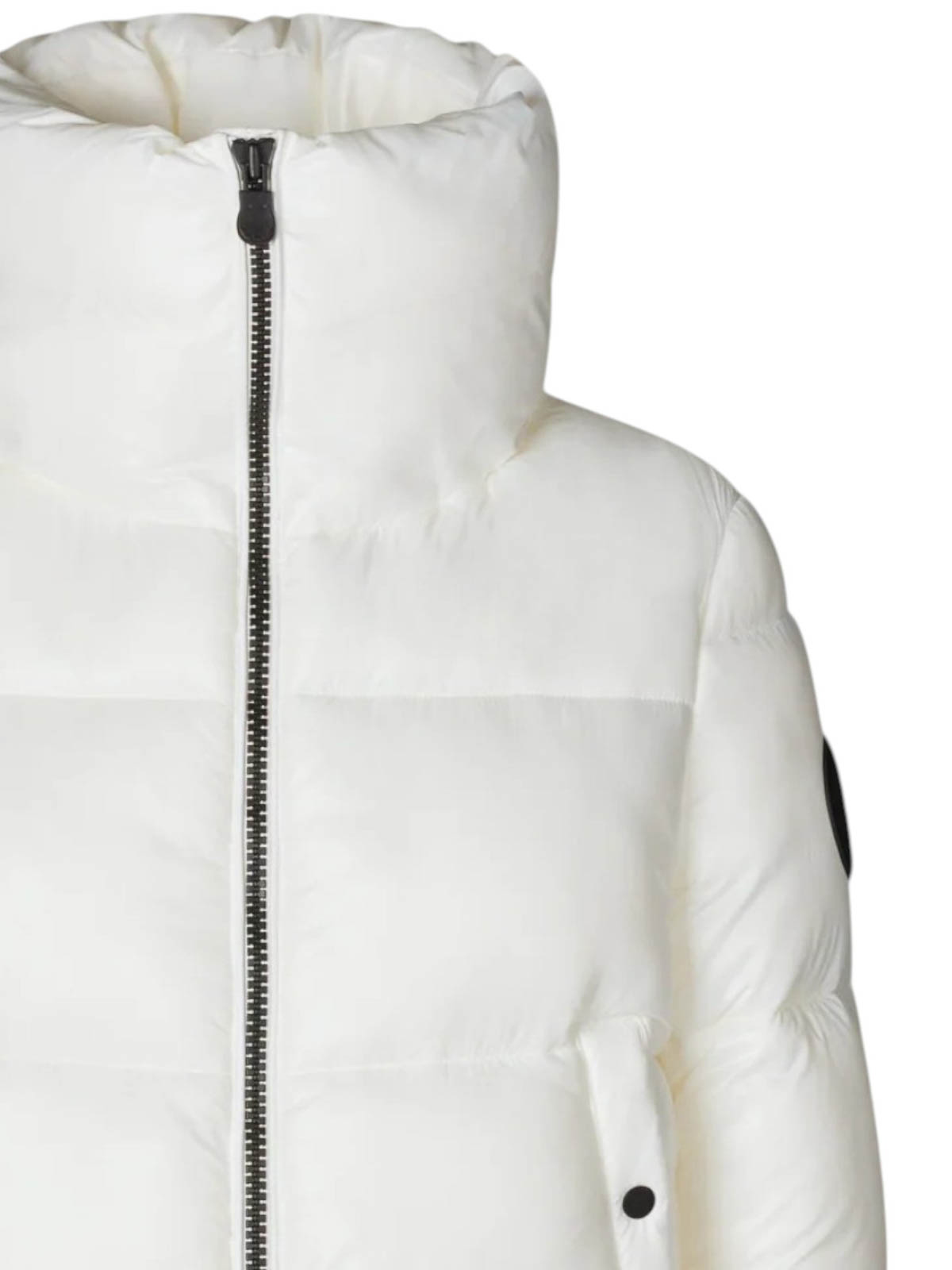 Save The Duck Hooded Puffer Jacket In White