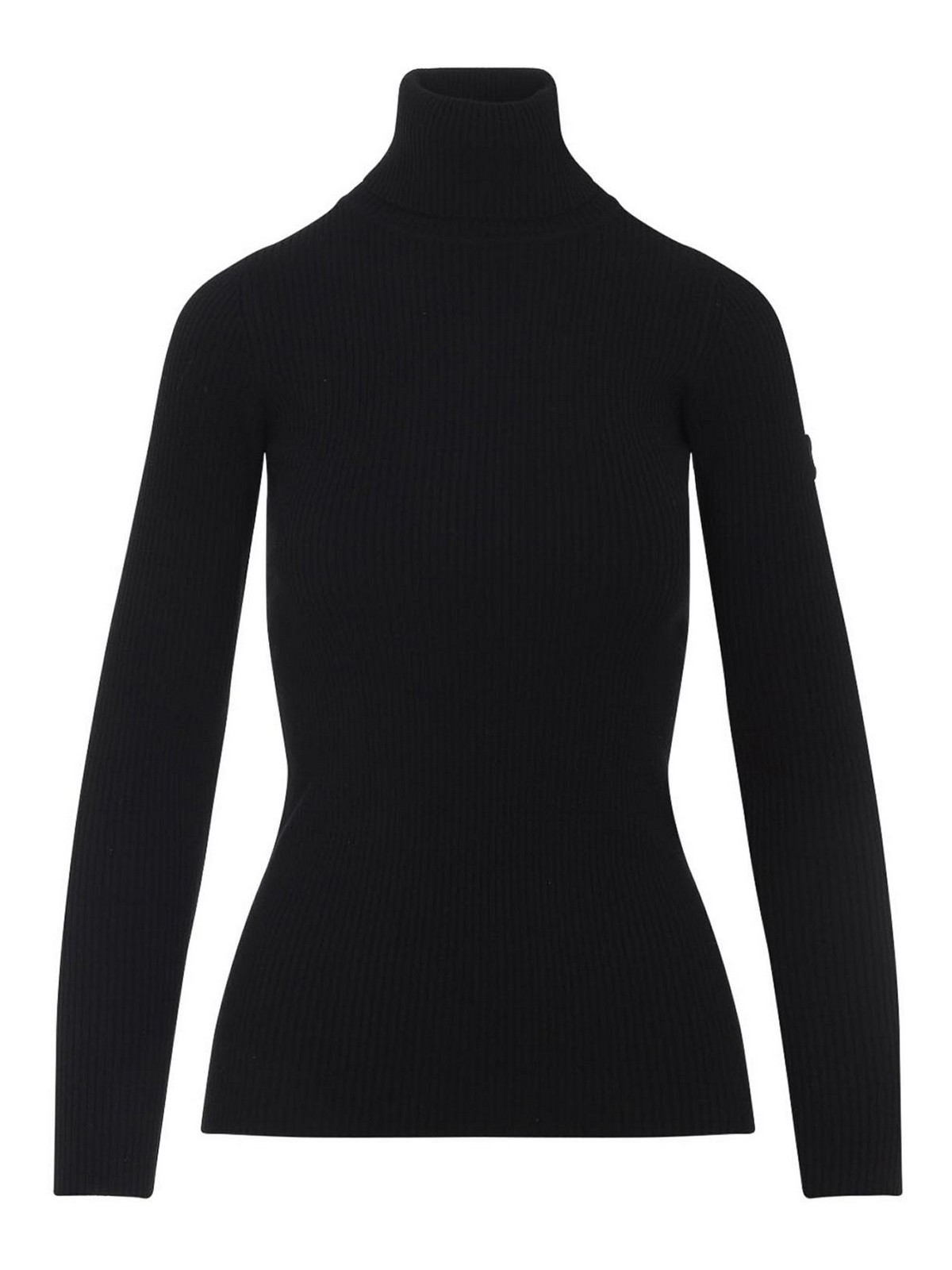 Yves Salomon Wool Sweater In Black