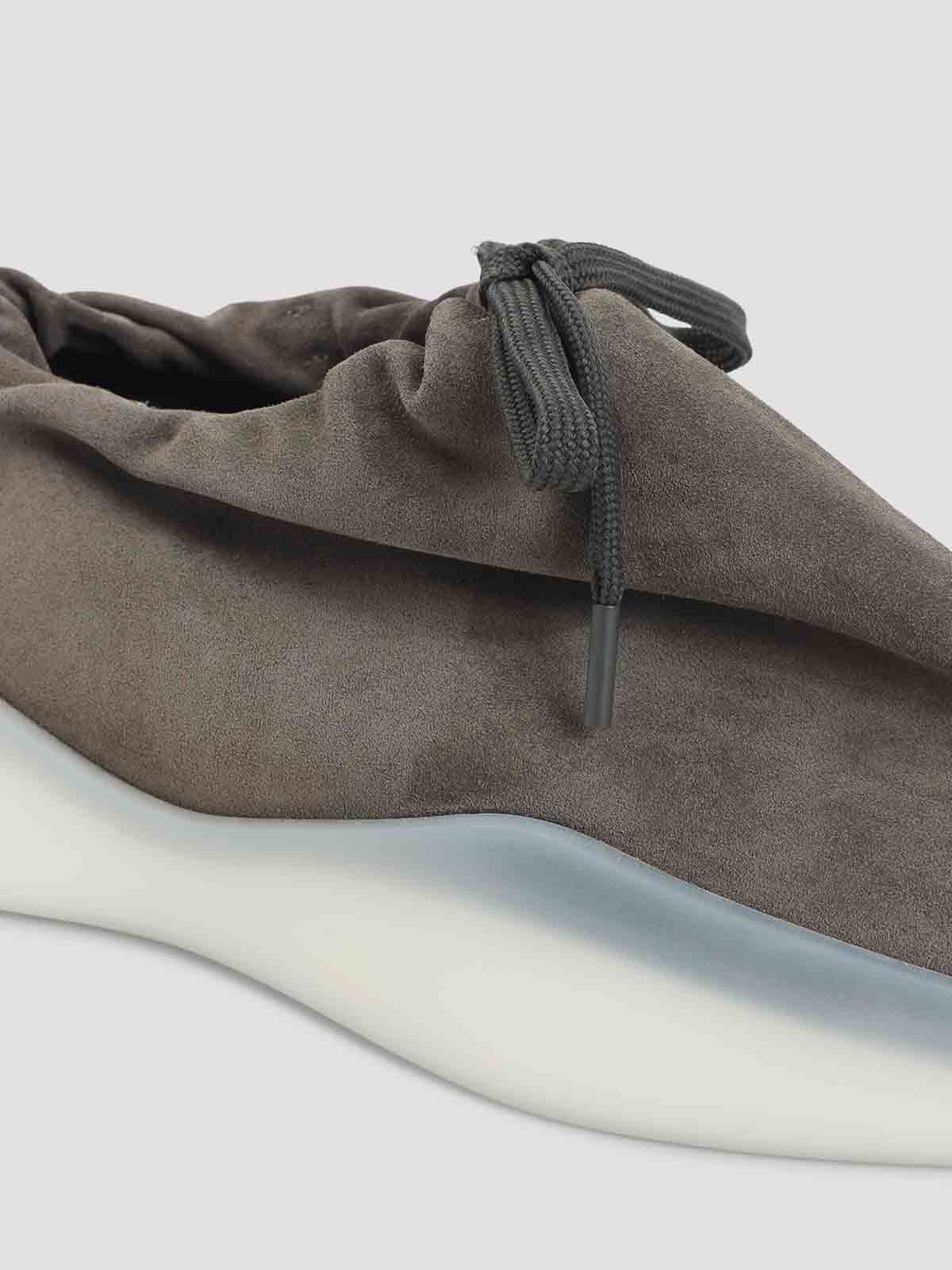 Fear Of God Suede Round Toe Sneakers With Rubber Sole In Animal Print