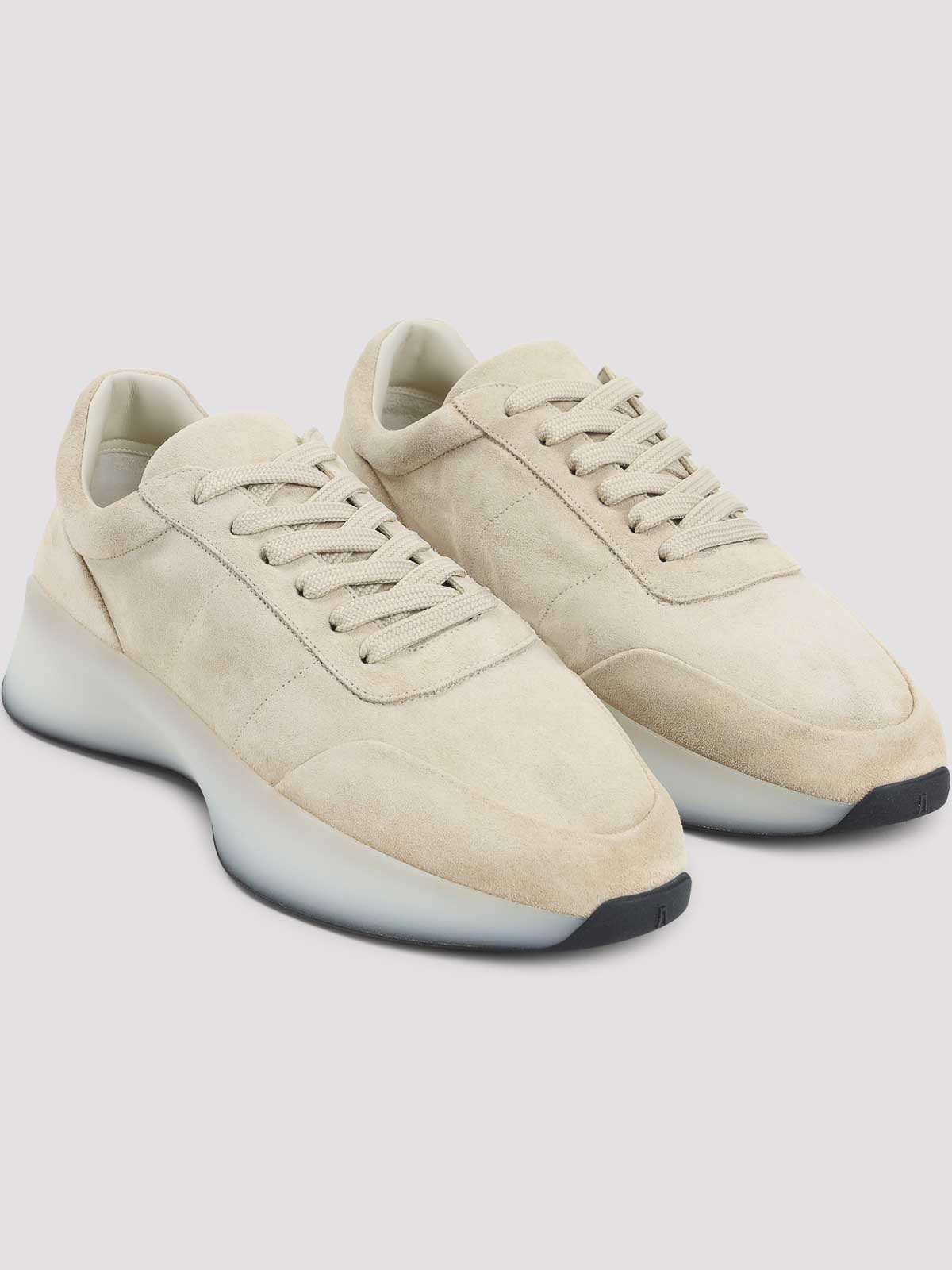 Fear Of God Suede Minimalist Sneakers With Gradient Sole In Multi
