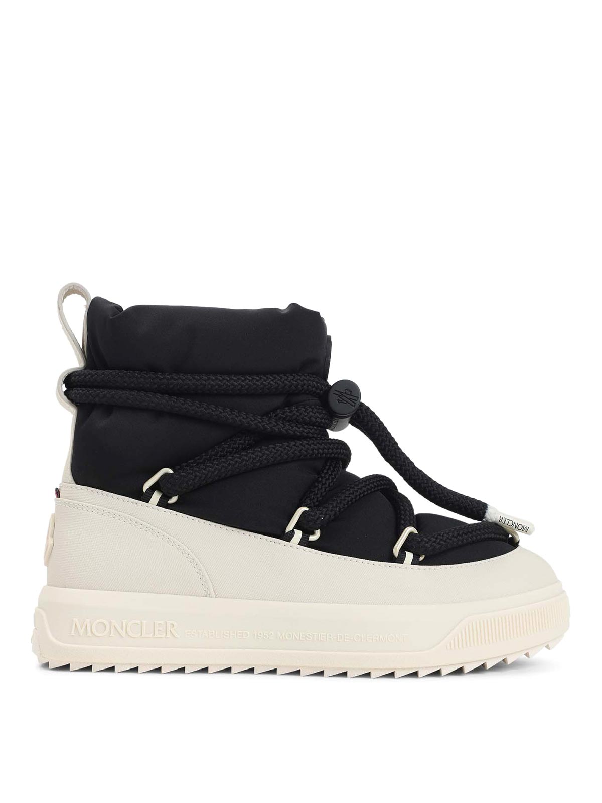 Moncler Monpulse Padded Shell Ankle Boots In Black
