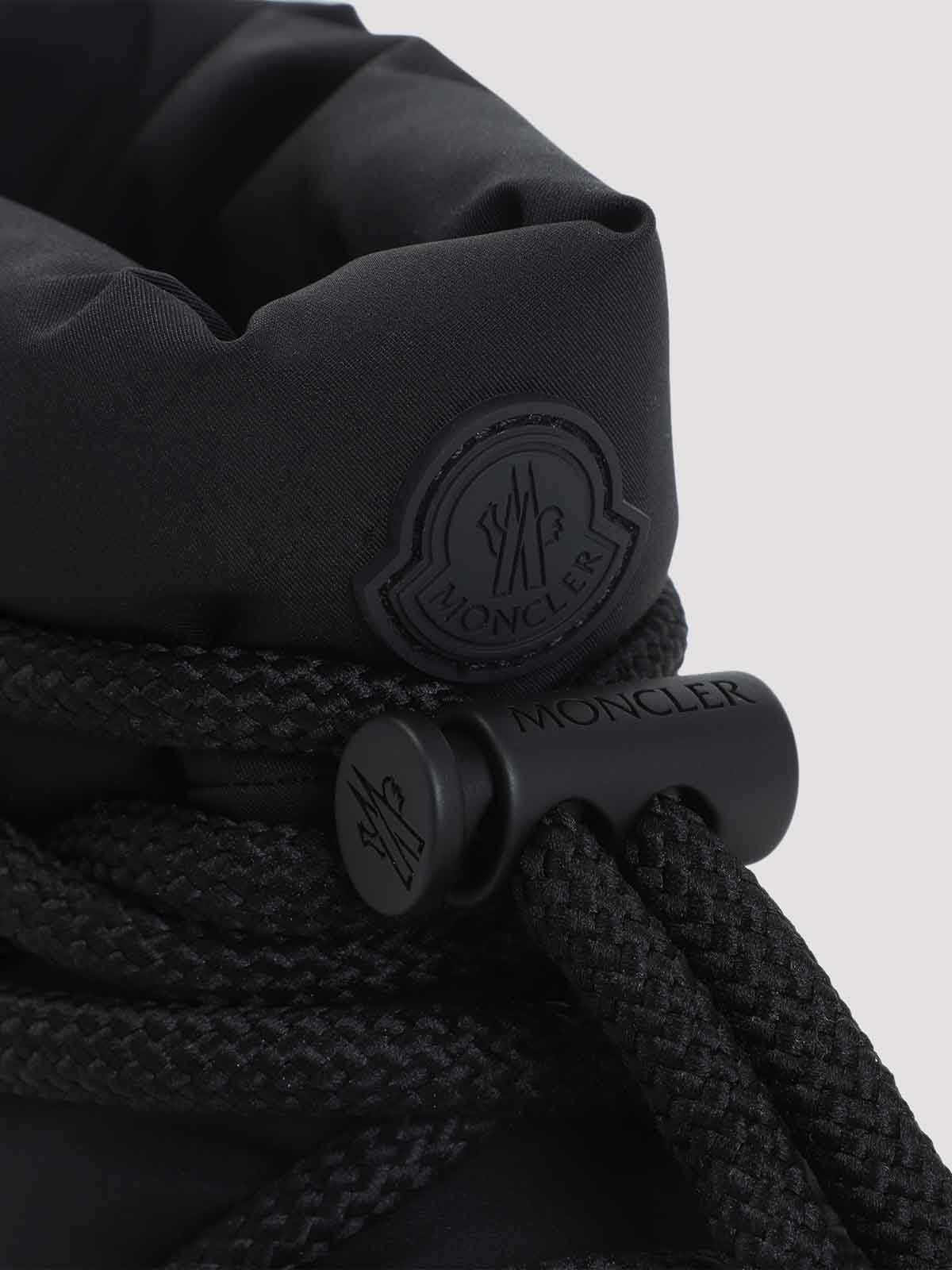 Moncler Monpulse Padded Shell Ankle Boots In Black