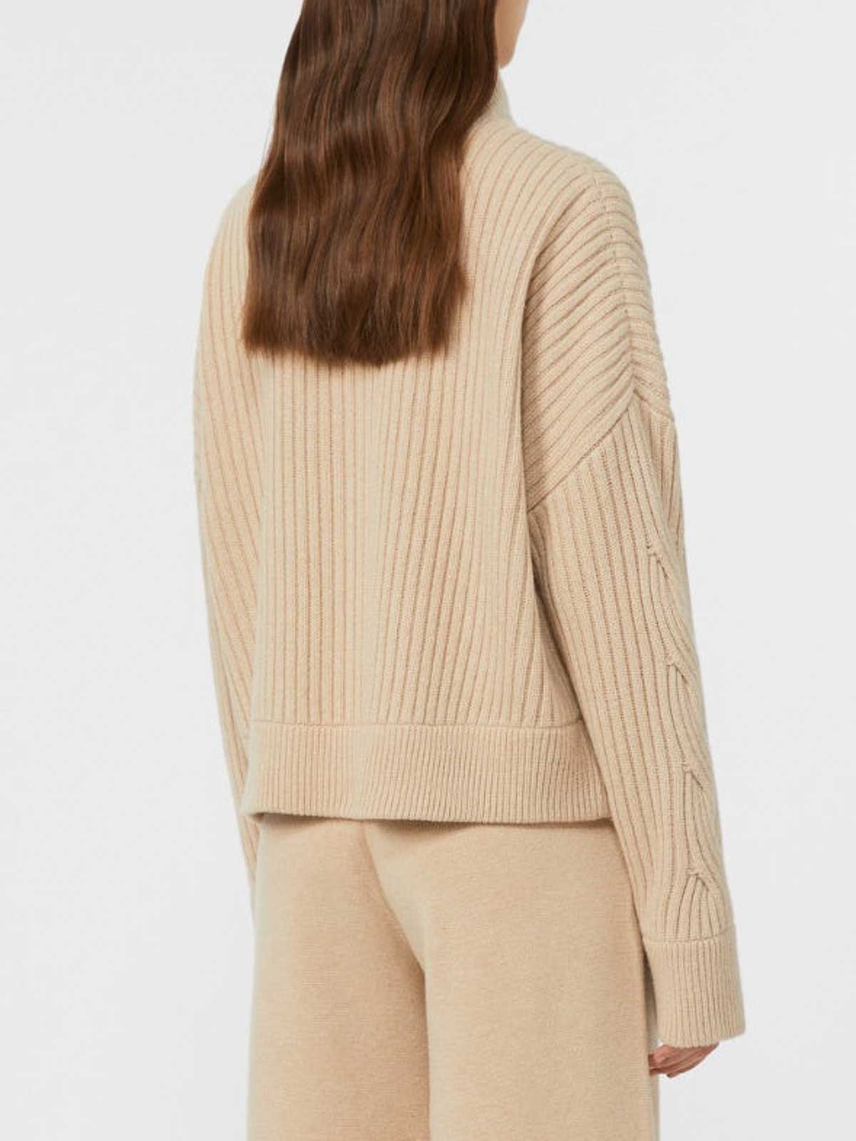 Max Mara Cardigan Shalium Barley In Neutral