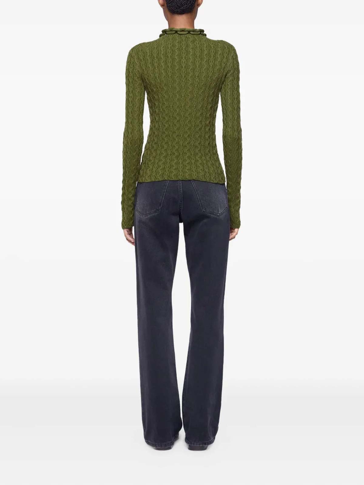 Rabanne Green Coast Sweater In Green