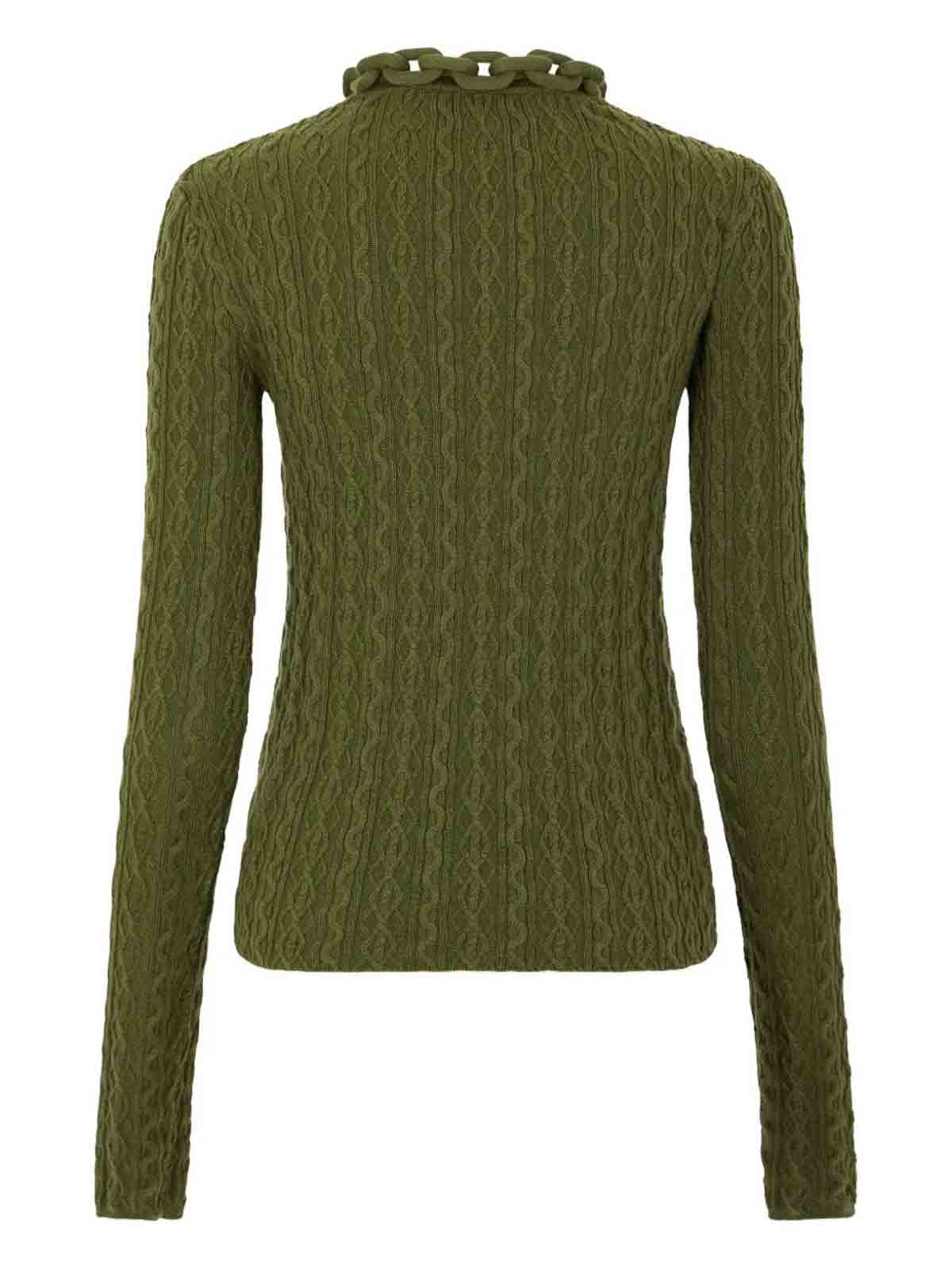 Rabanne Green Coast Sweater In Green