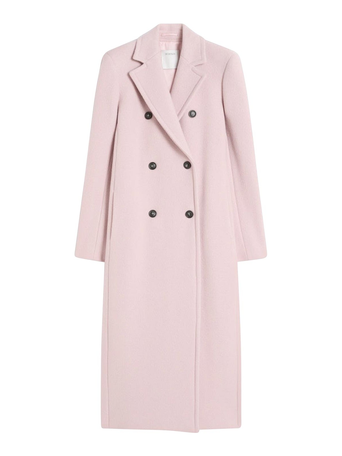 Sportmax Double-breasted Long Coat Notched Lapels In Multi