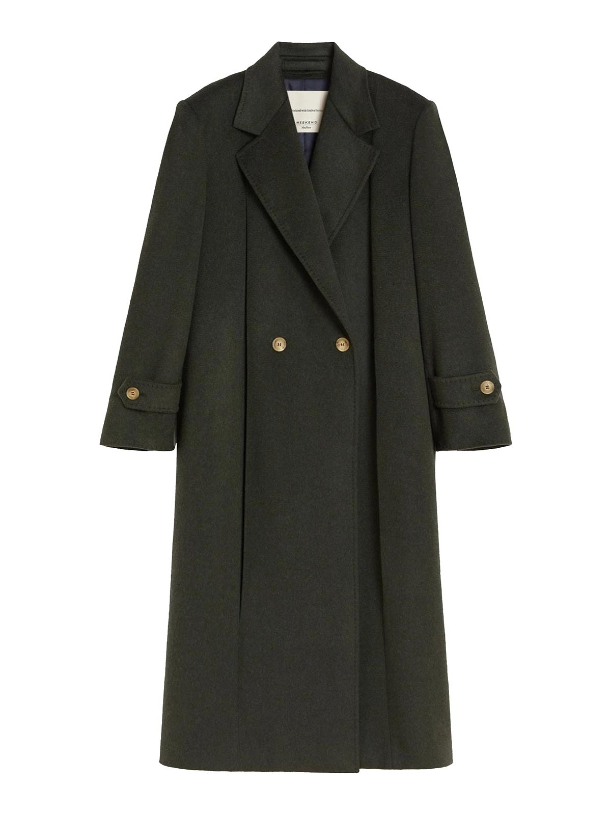 Weekend Max Mara Abrigo Midi - Verde In Green