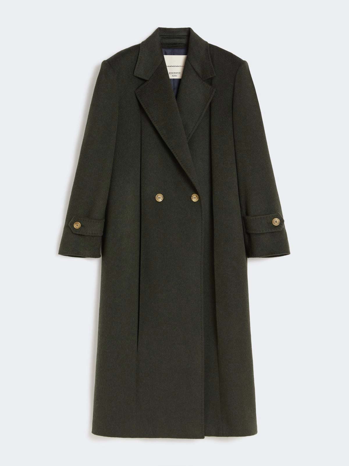 Weekend Max Mara Abrigo Midi - Verde In Green
