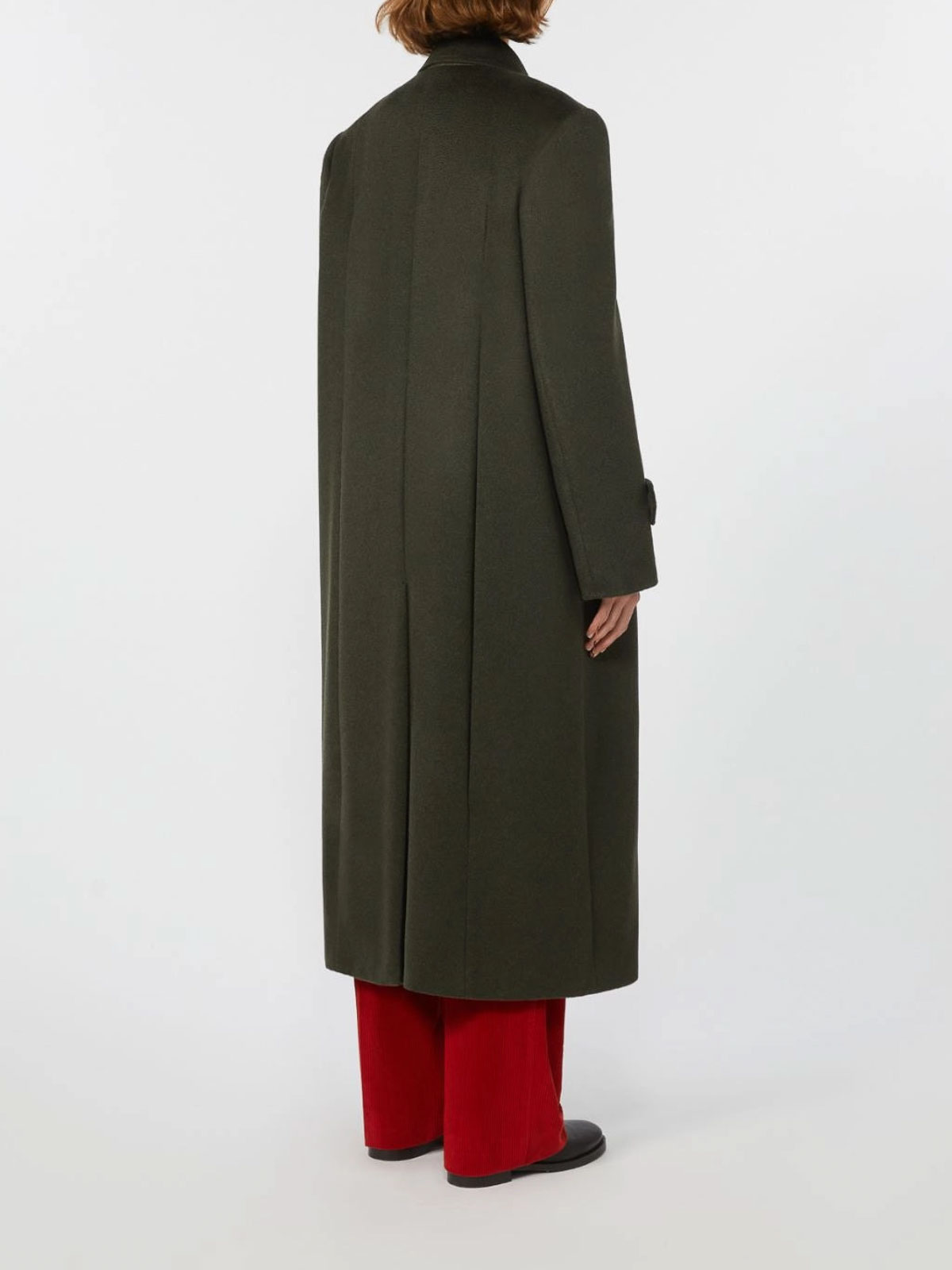 Weekend Max Mara Abrigo Midi - Verde In Green