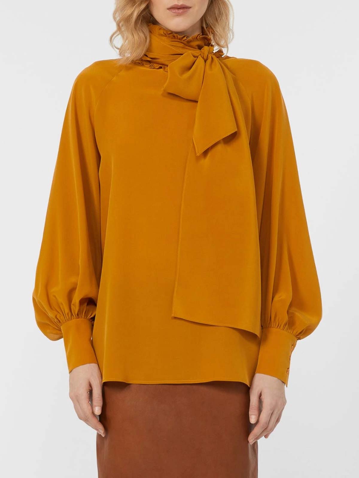 Weekend Max Mara Camisa - Amarillo Oscuro In Yellow
