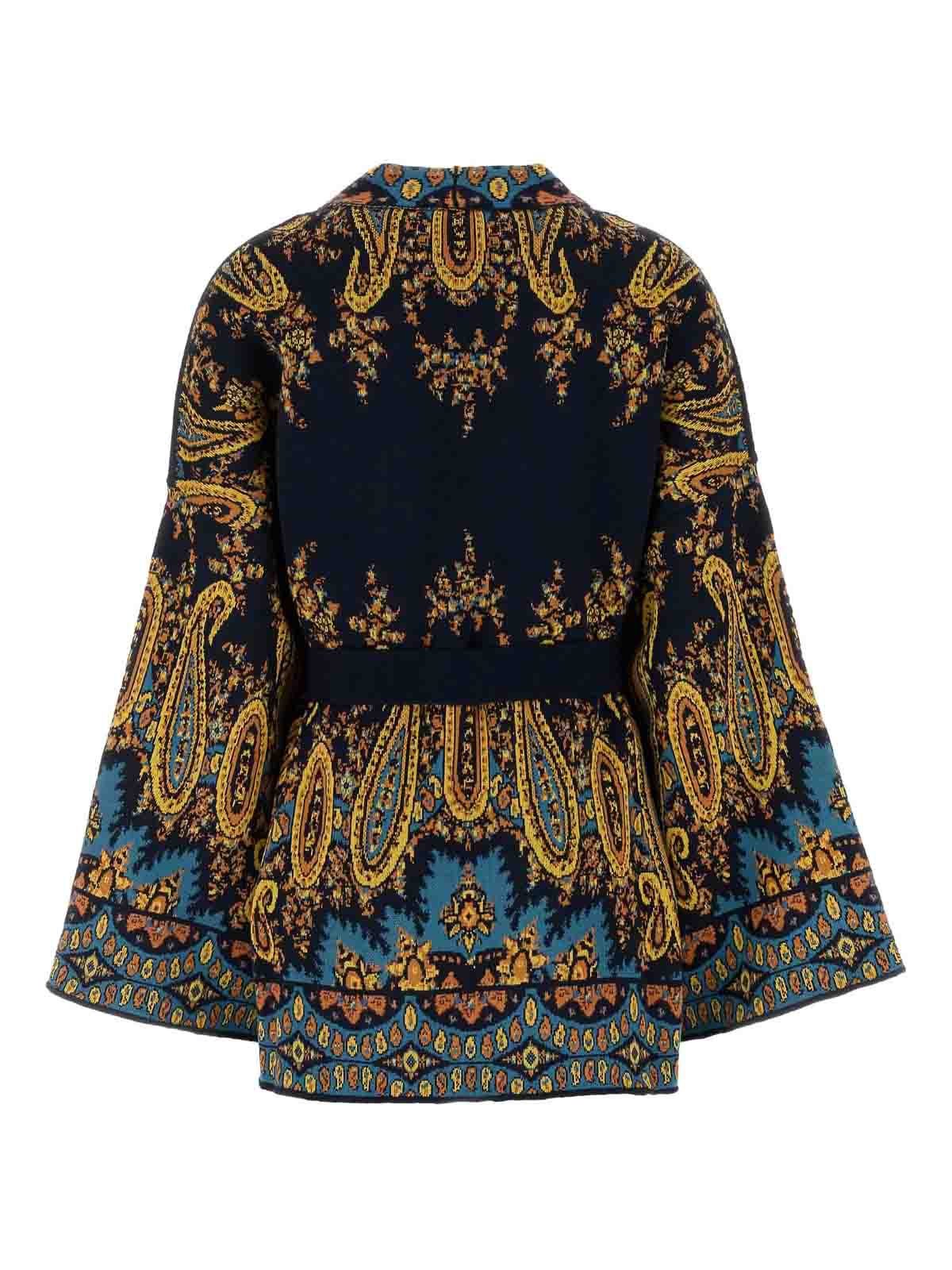 Etro Cardigan In Blue