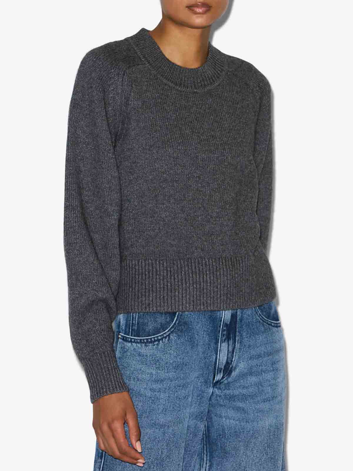 Isabel Marant Leandra Pullover In Gray