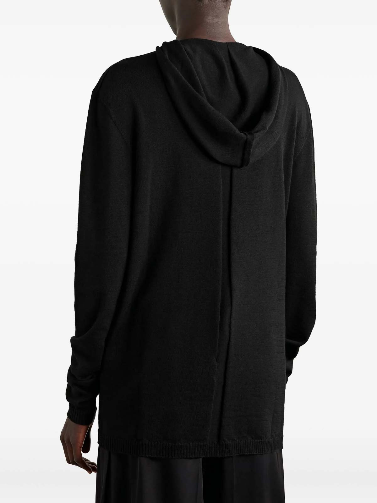 Rick Owens Oversized Hoodie In Black