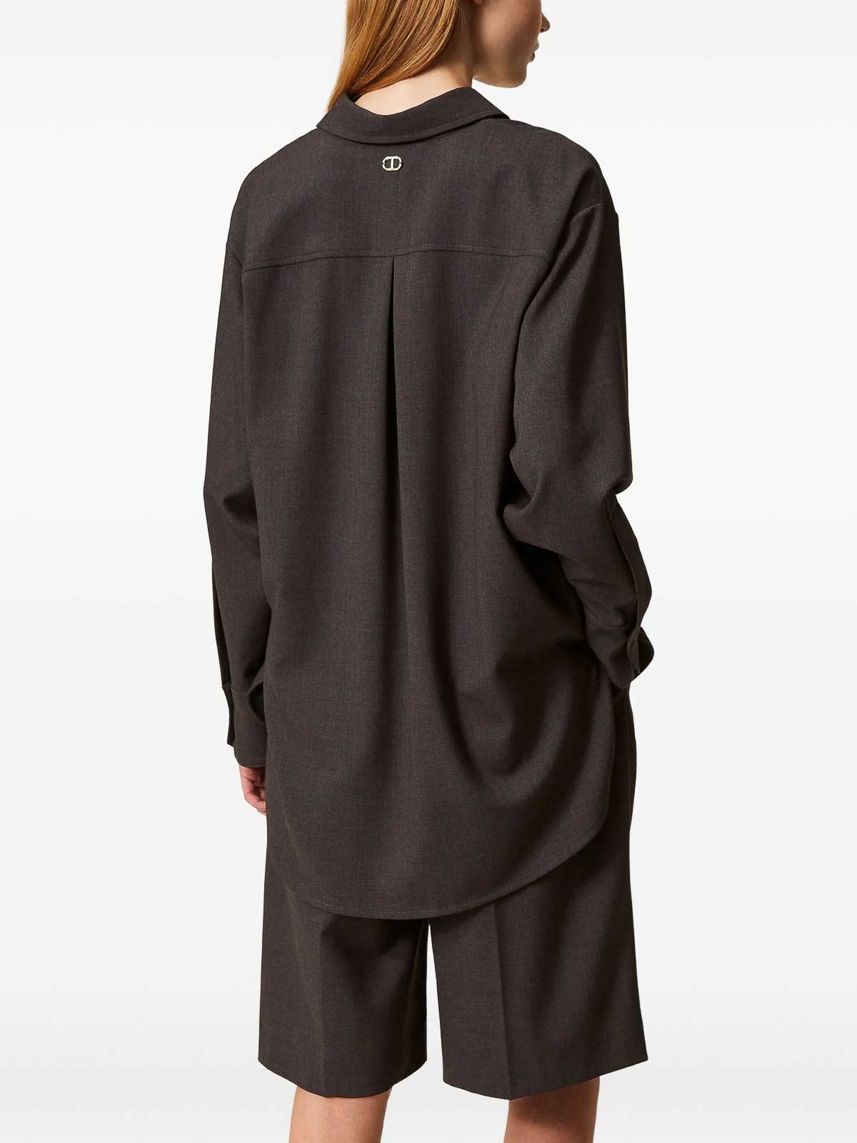 Twinset Shirt In Brown