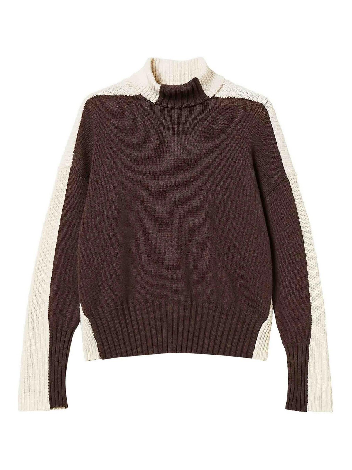 Twinset Sweater In Brown